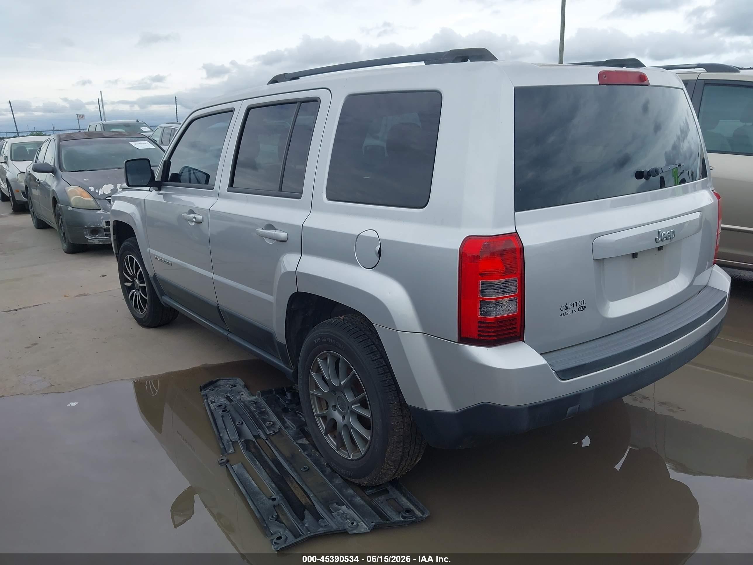 2013 Jeep Patriot Sport Silver vin: 1C4NJPBA7DD158691