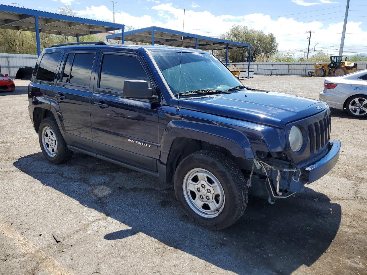 2014 Jeep Patriot Sport Blue vin: 1C4NJPBA7ED515675