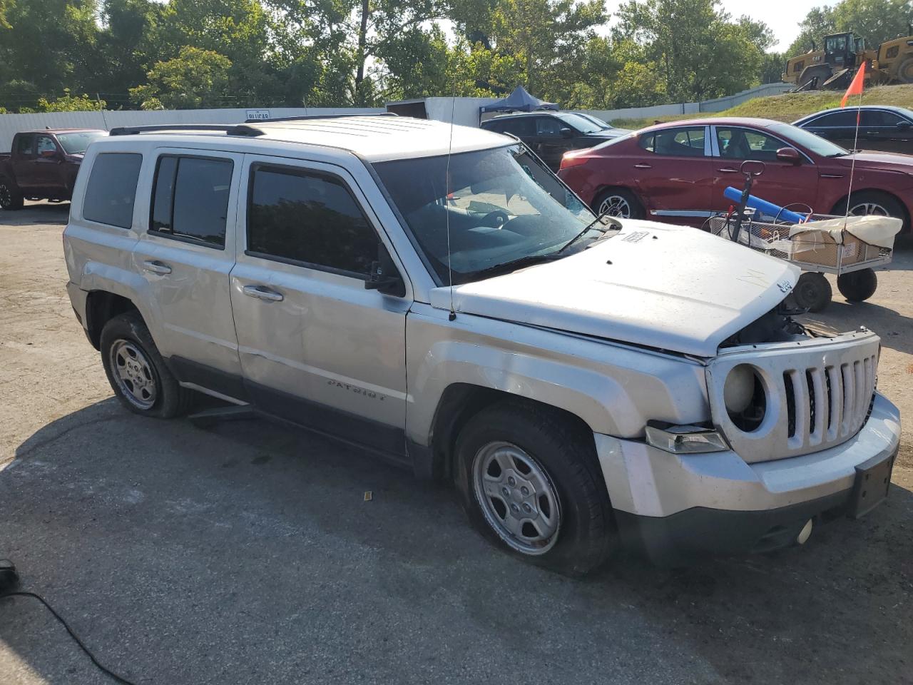 2014 Jeep Patriot Sport Silver vin: 1C4NJPBA7ED573074