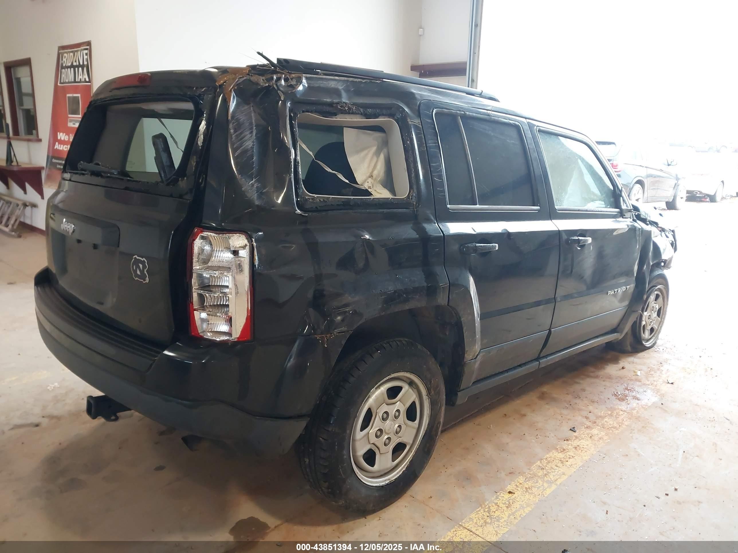 2014 Jeep Patriot Sport Black vin: 1C4NJPBA7ED642295