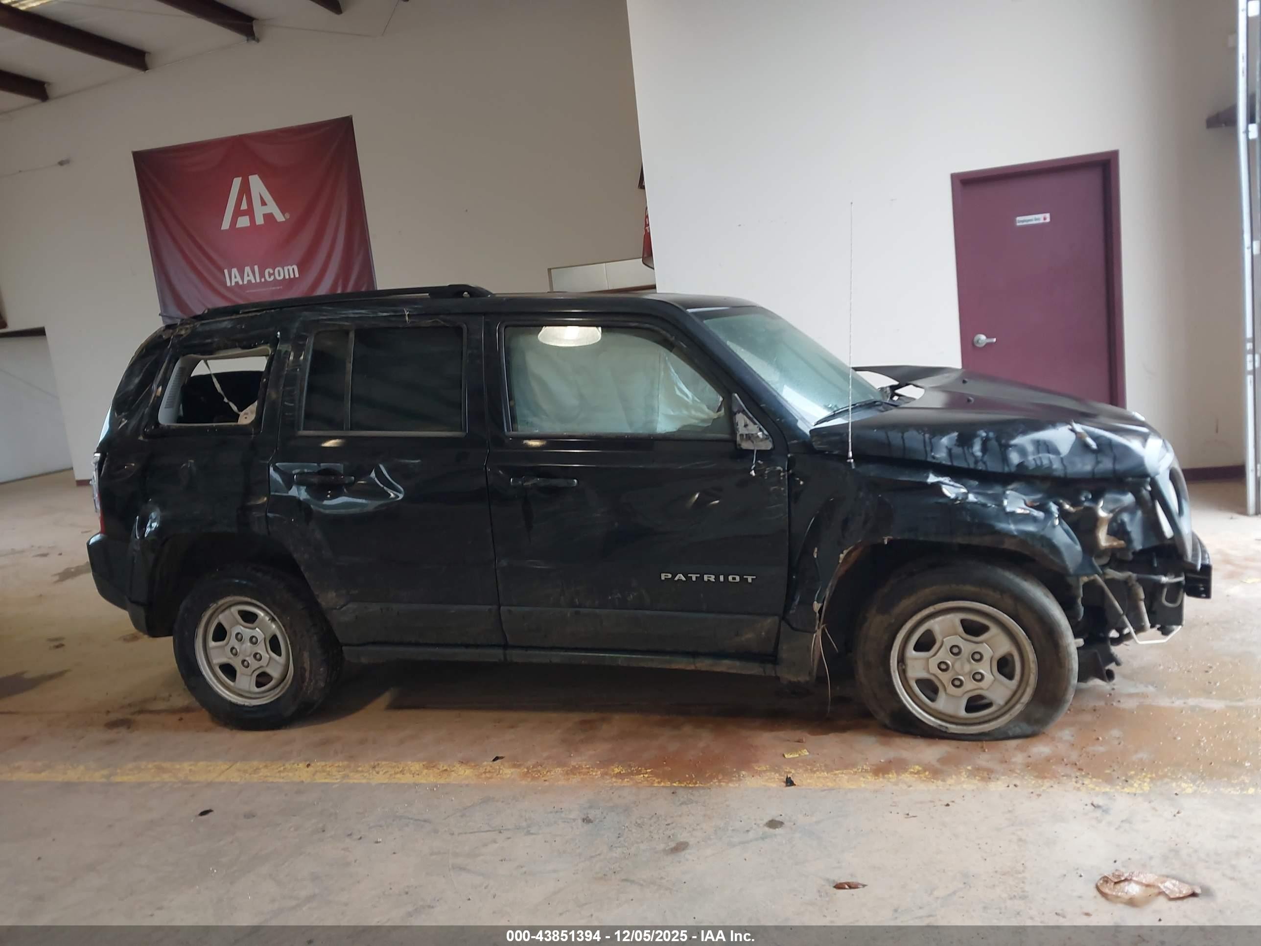 2014 Jeep Patriot Sport Black vin: 1C4NJPBA7ED642295
