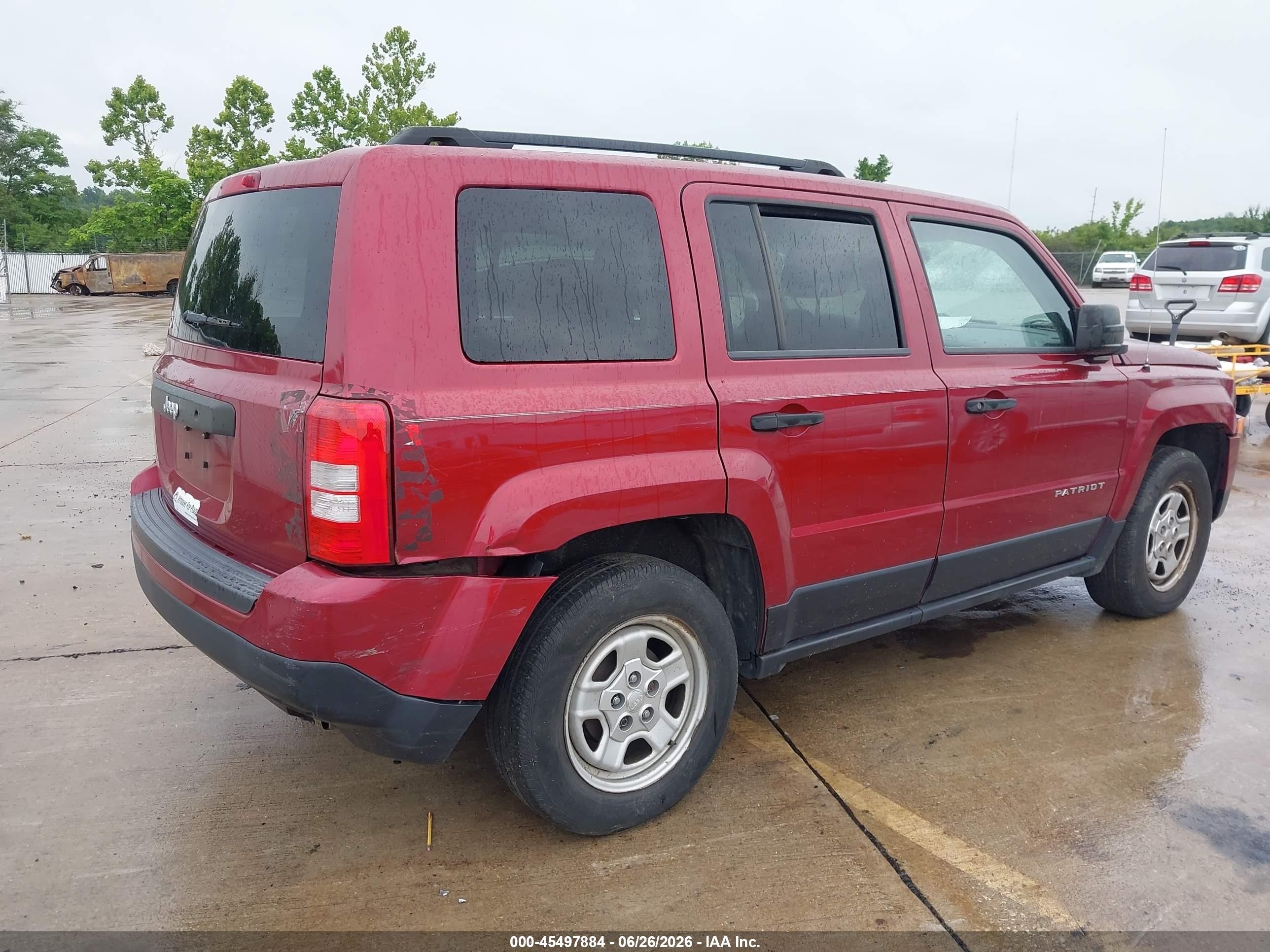 2014 Jeep Patriot Sport Brown vin: 1C4NJPBA7ED643639
