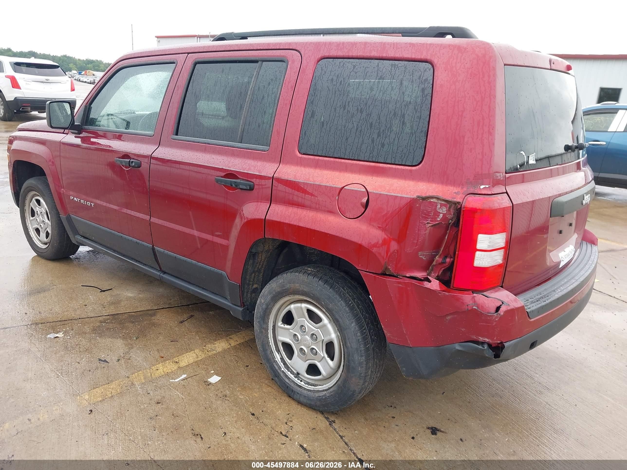 2014 Jeep Patriot Sport Brown vin: 1C4NJPBA7ED643639