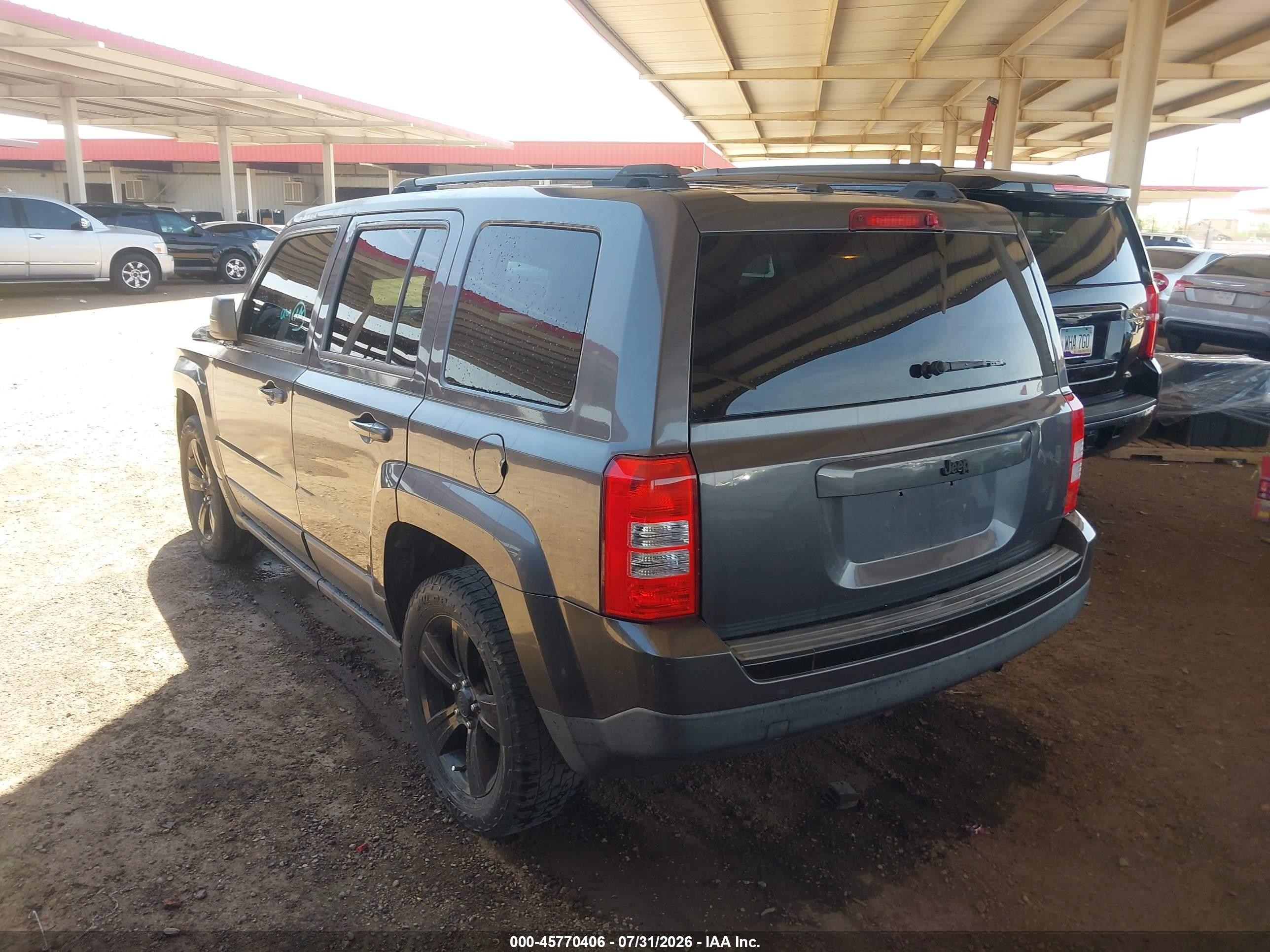 2015 Jeep Patriot Altitude Edition Gray vin: 1C4NJPBA7FD110403