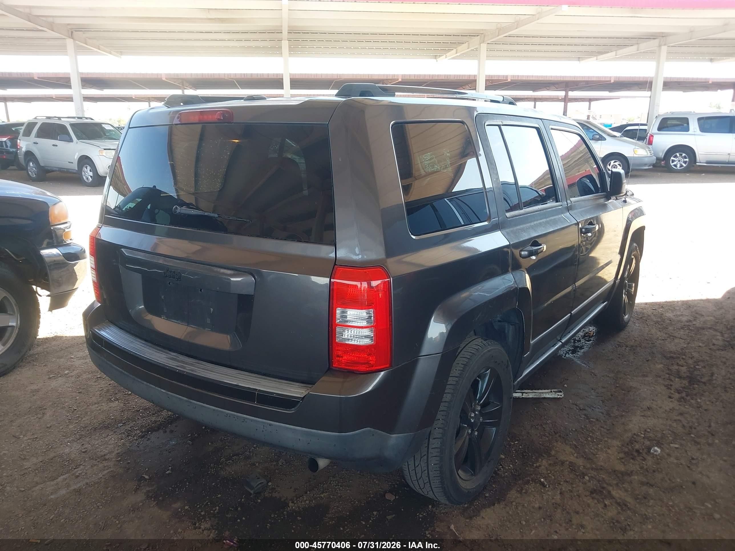 2015 Jeep Patriot Altitude Edition Gray vin: 1C4NJPBA7FD110403