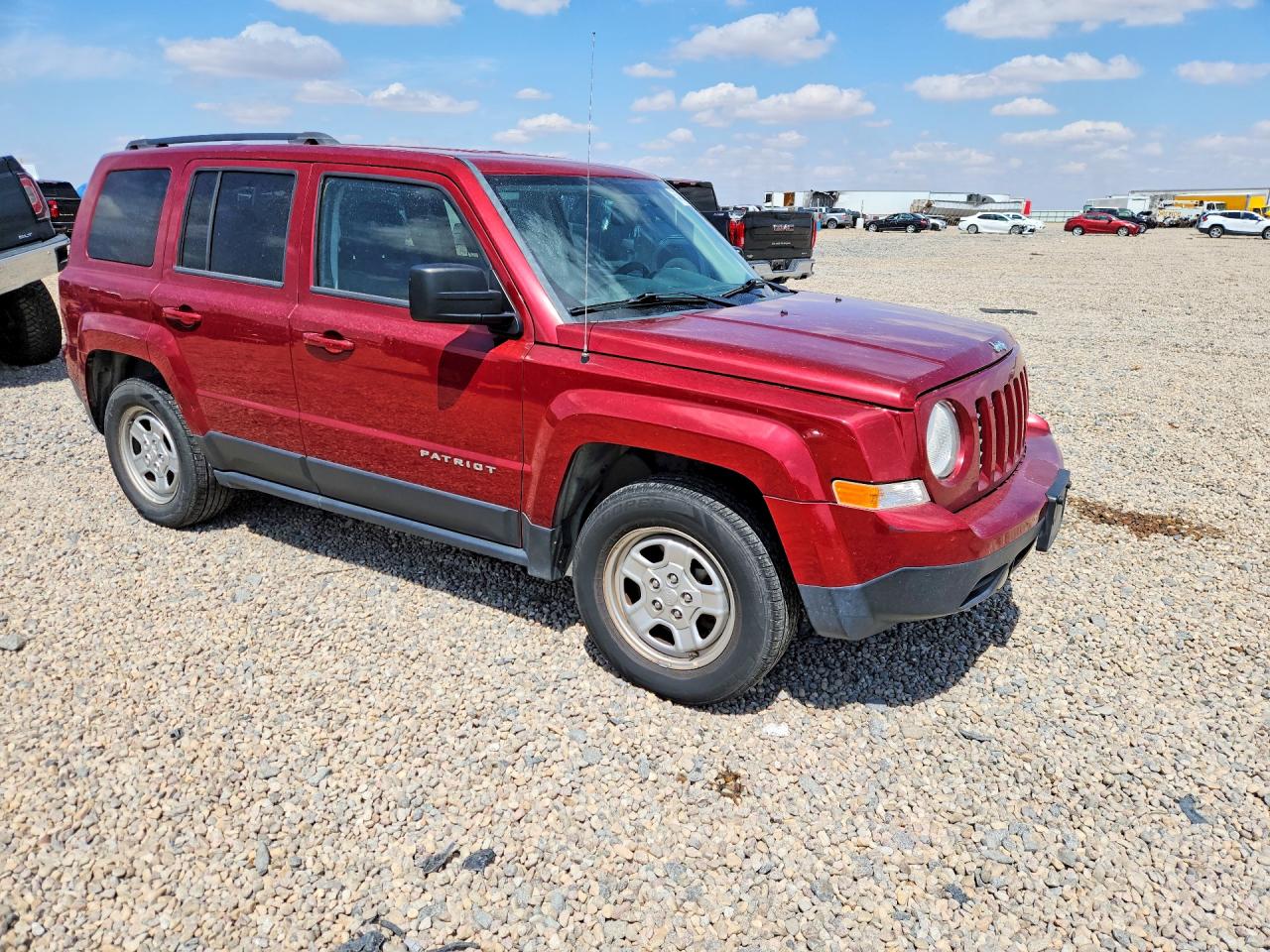 2015 Jeep Patriot Sport Red vin: 1C4NJPBA7FD285573