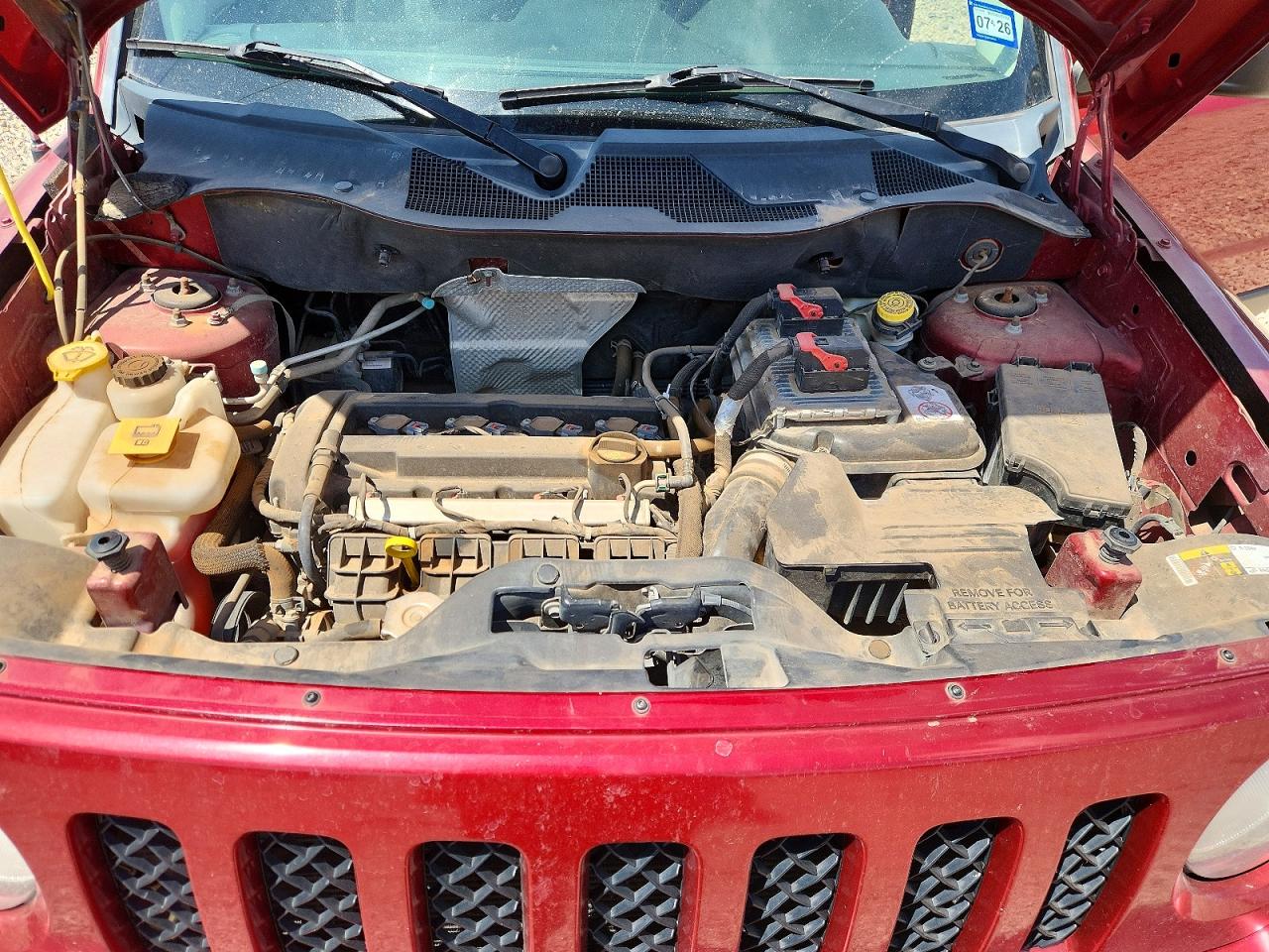 2015 Jeep Patriot Sport Red vin: 1C4NJPBA7FD285573