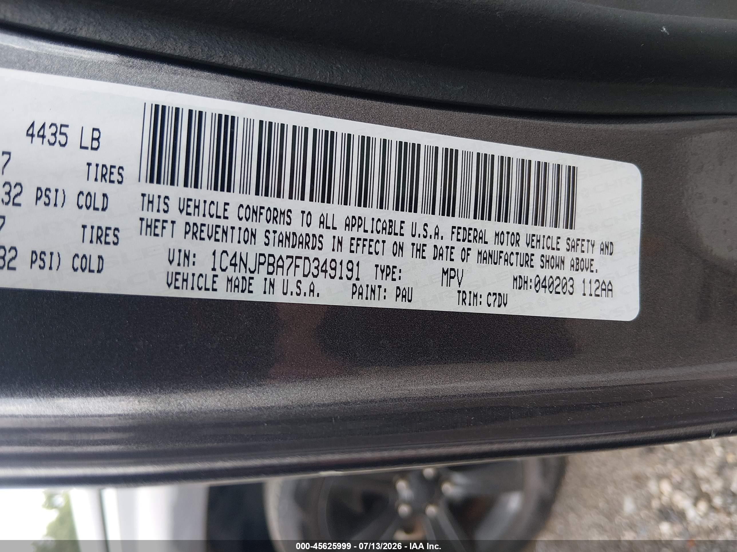 2015 Jeep Patriot Altitude Edition Gray vin: 1C4NJPBA7FD349191