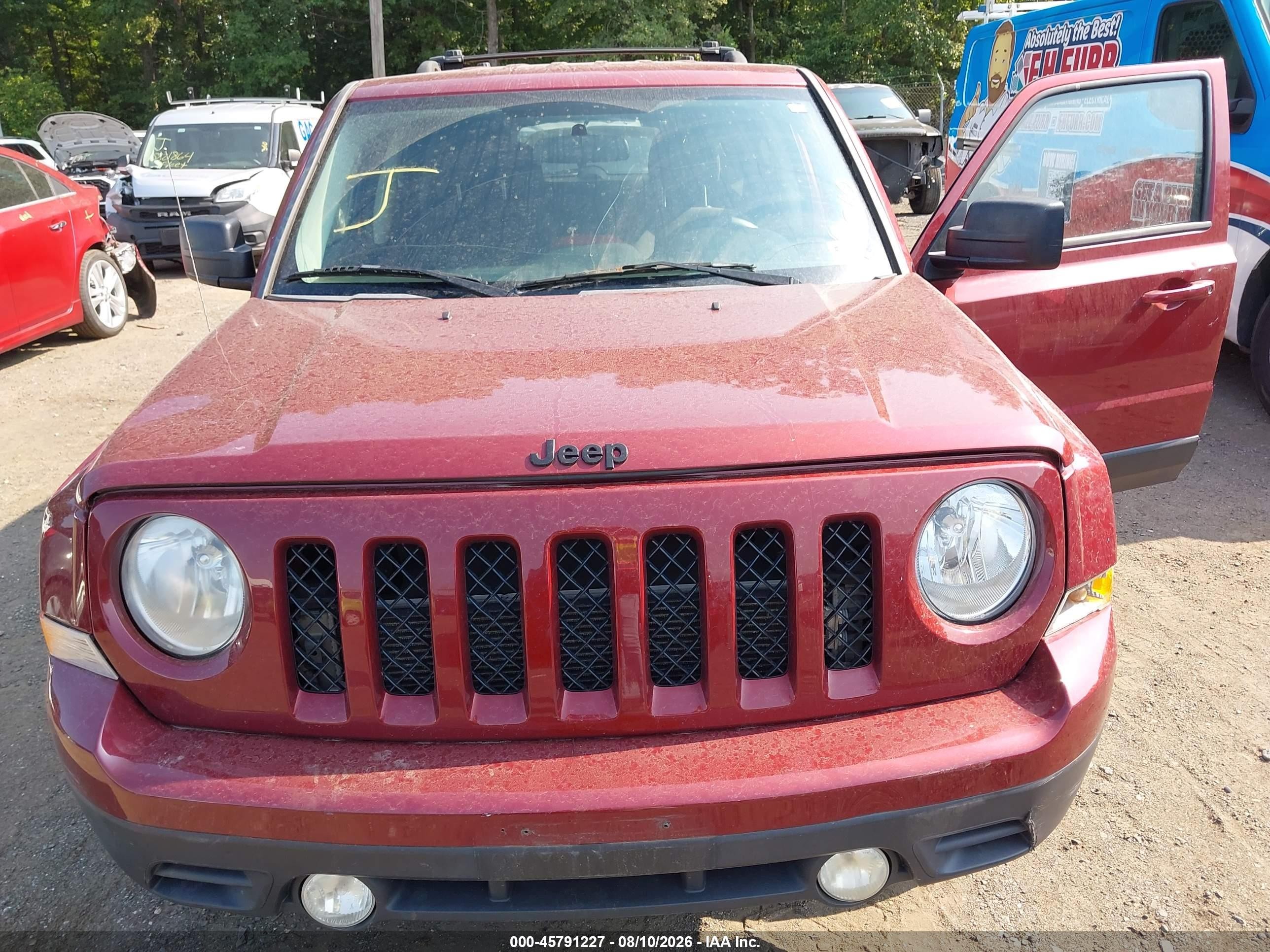 2015 Jeep Patriot Altitude Edition Красный vin: 1C4NJPBA7FD372373