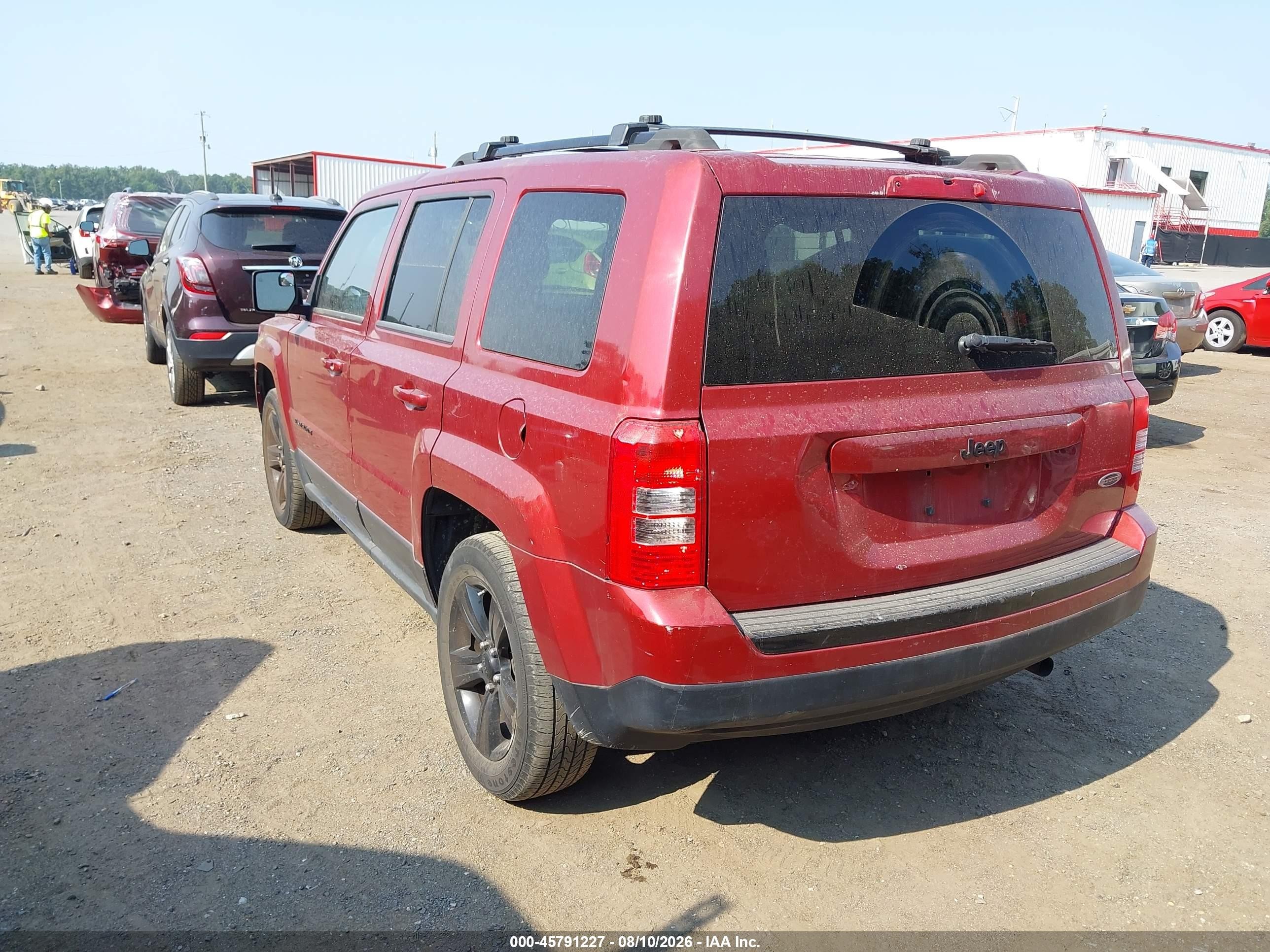 2015 Jeep Patriot Altitude Edition Красный vin: 1C4NJPBA7FD372373