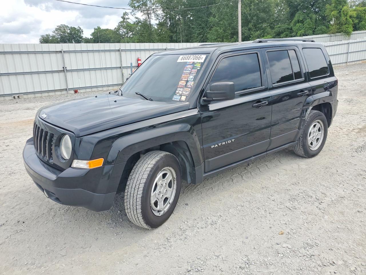 2016 Jeep Patriot Sport Black vin: 1C4NJPBA7GD634460
