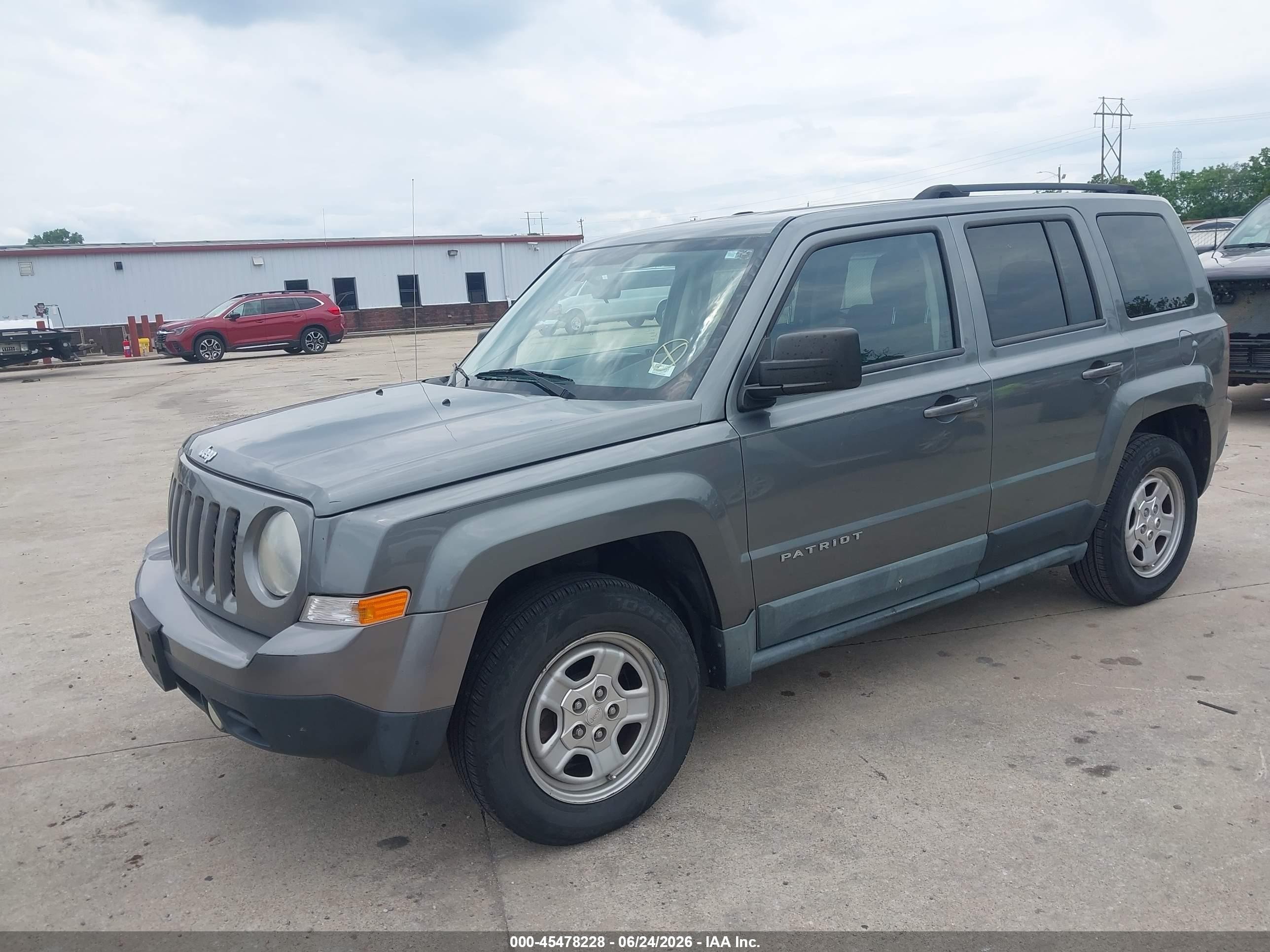 2012 Jeep Patriot Sport Gray vin: 1C4NJPBA8CD508991