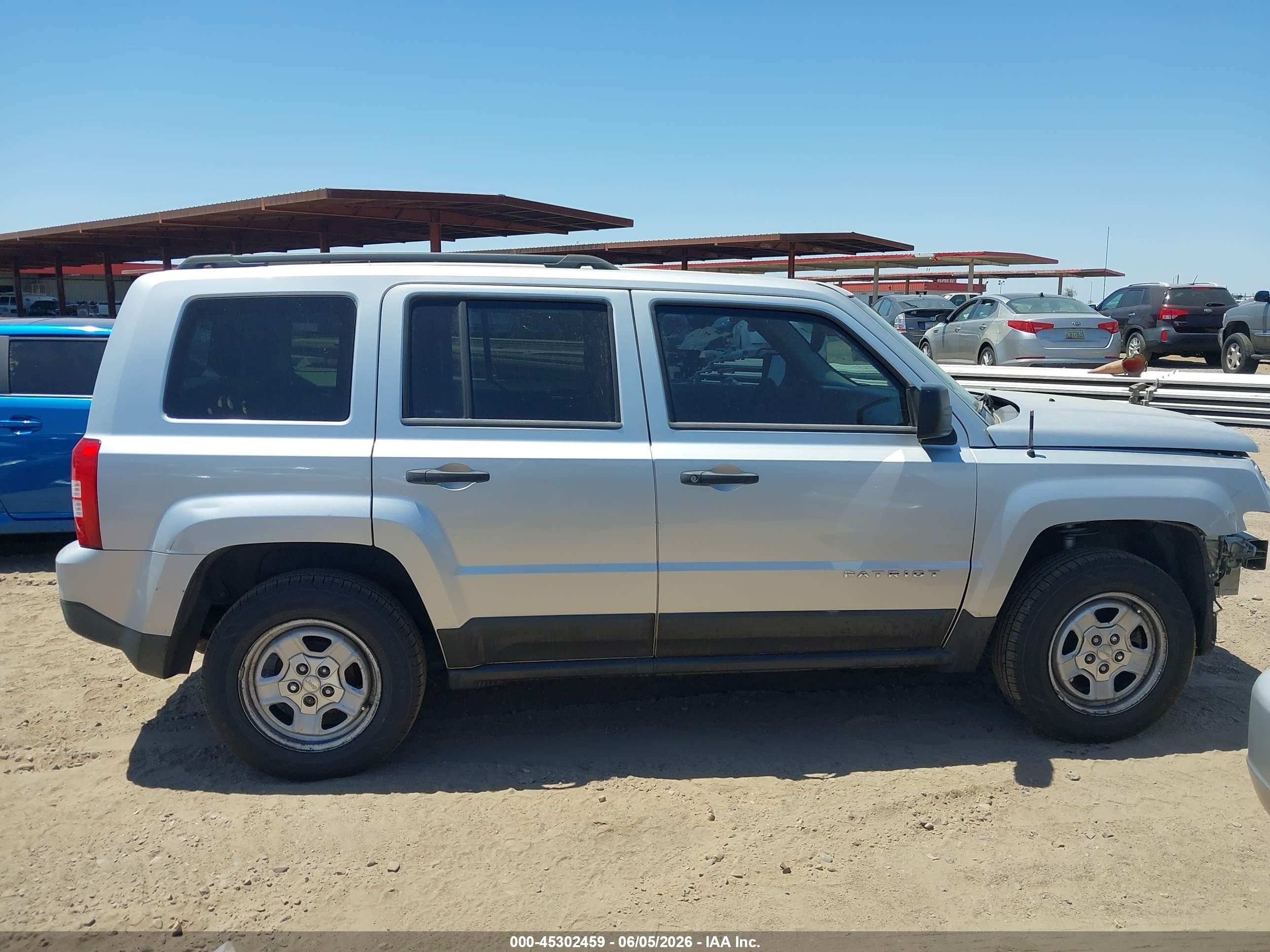 2012 Jeep Patriot Sport Silver vin: 1C4NJPBA8CD626264