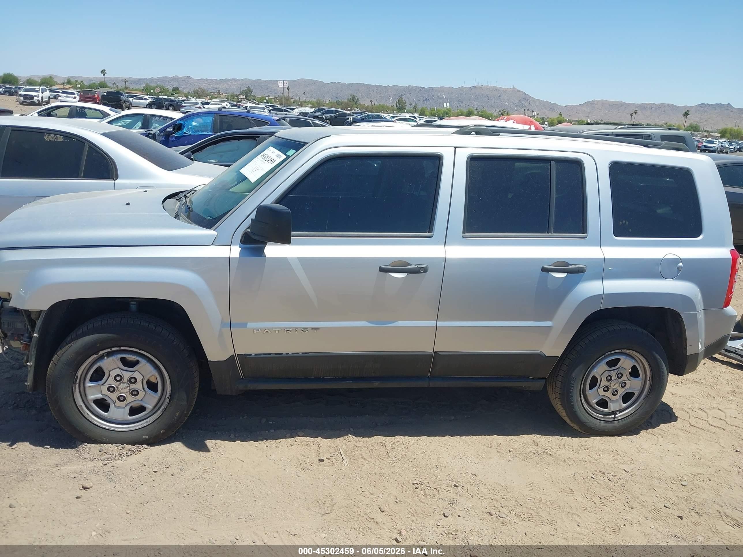 2012 Jeep Patriot Sport Silver vin: 1C4NJPBA8CD626264