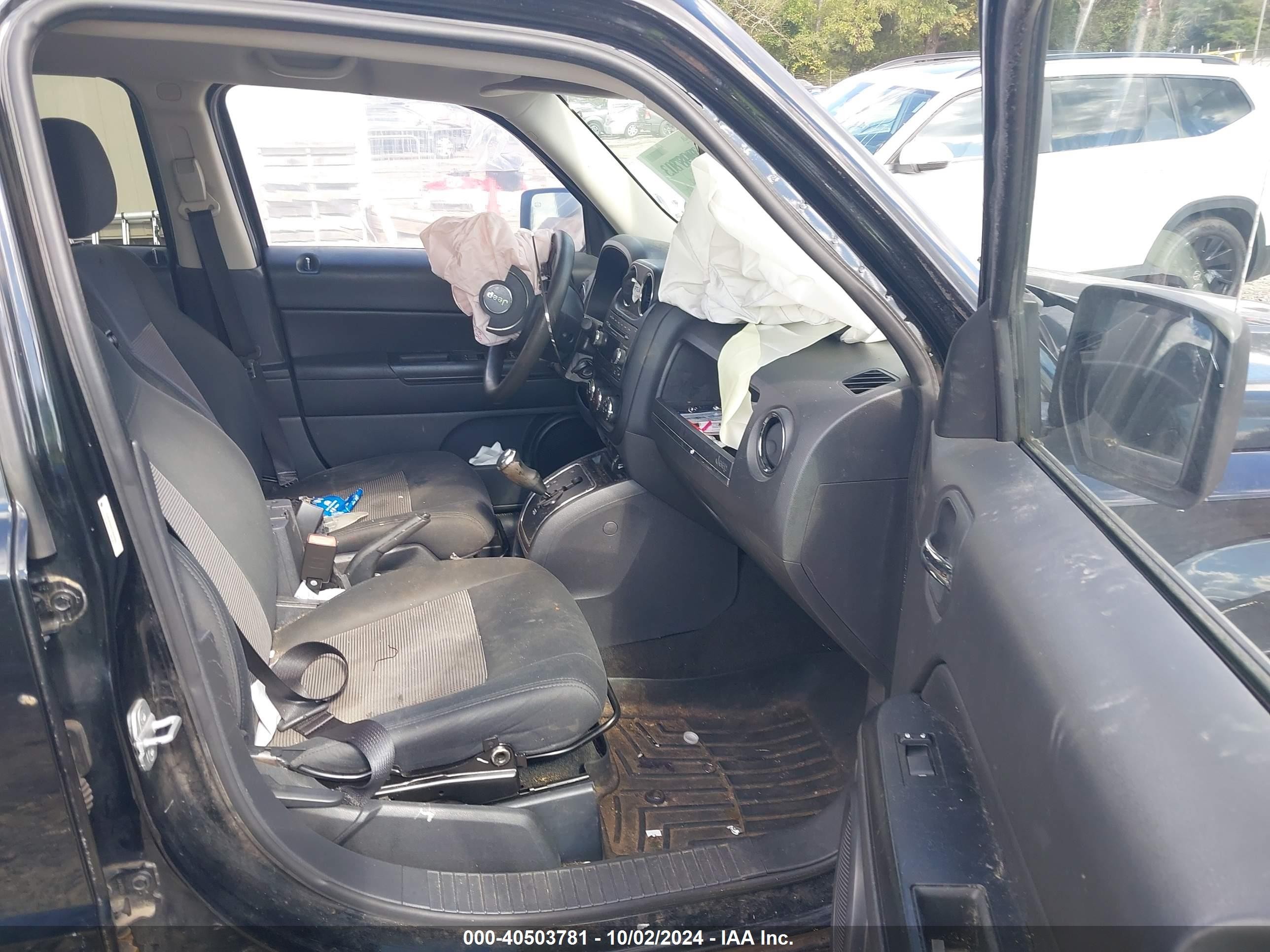 2012 Jeep Patriot Sport Black vin: 1C4NJPBA8CD642965