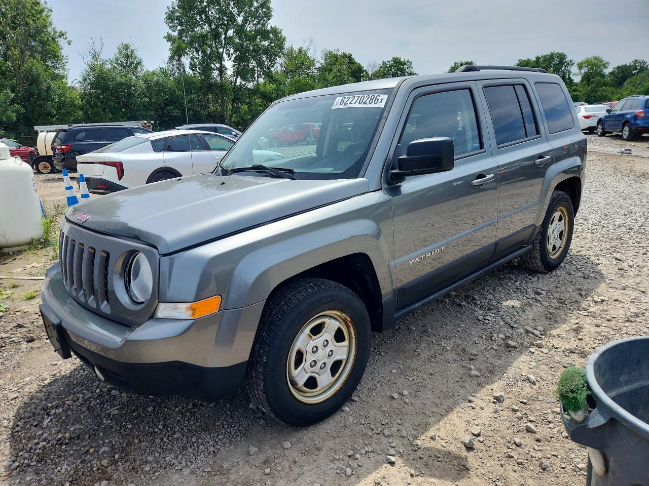 2014 Jeep Patriot Sport Gray vin: 1C4NJPBA8ED541539