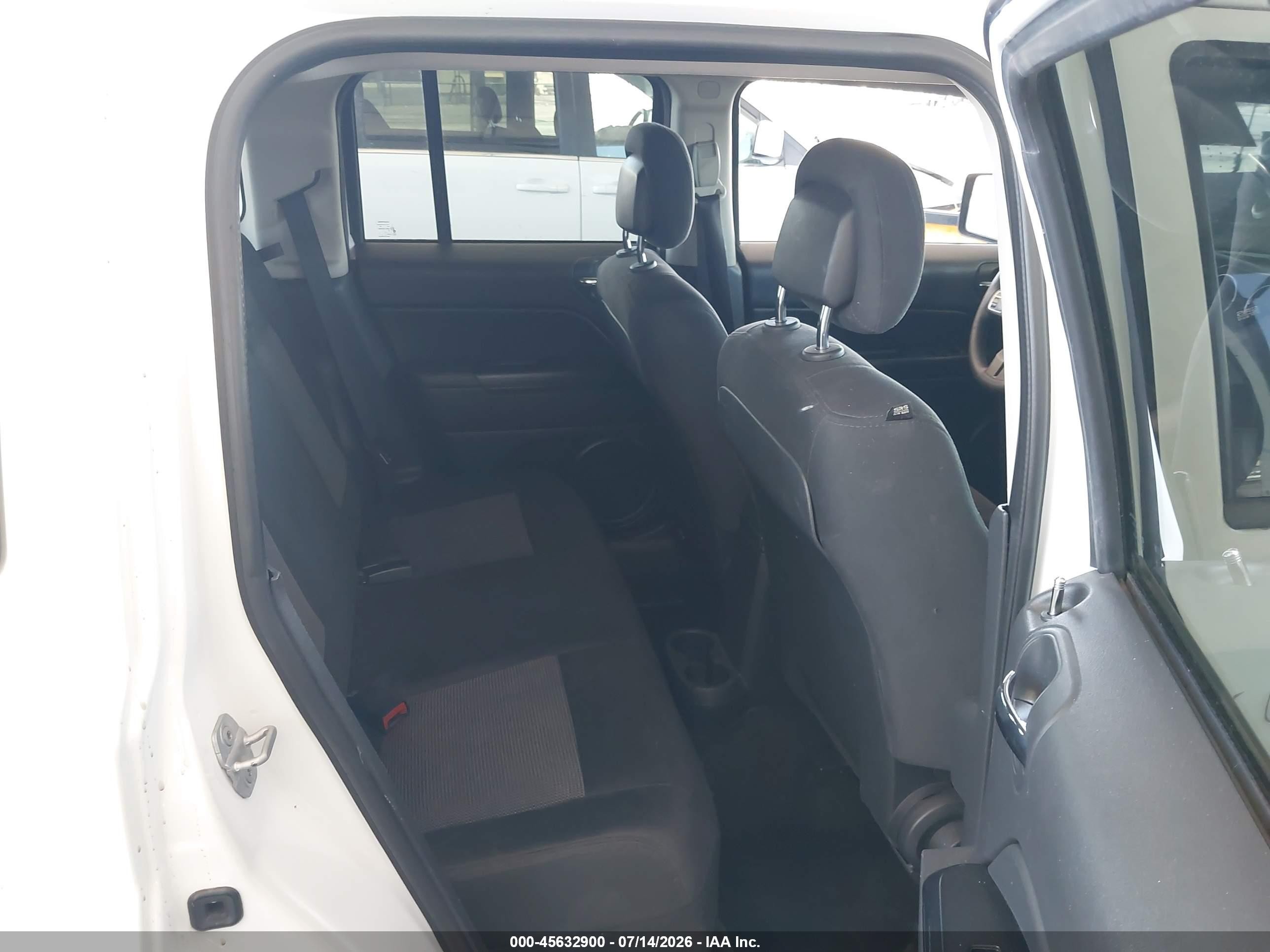 2014 Jeep Patriot Sport White vin: 1C4NJPBA8ED545994