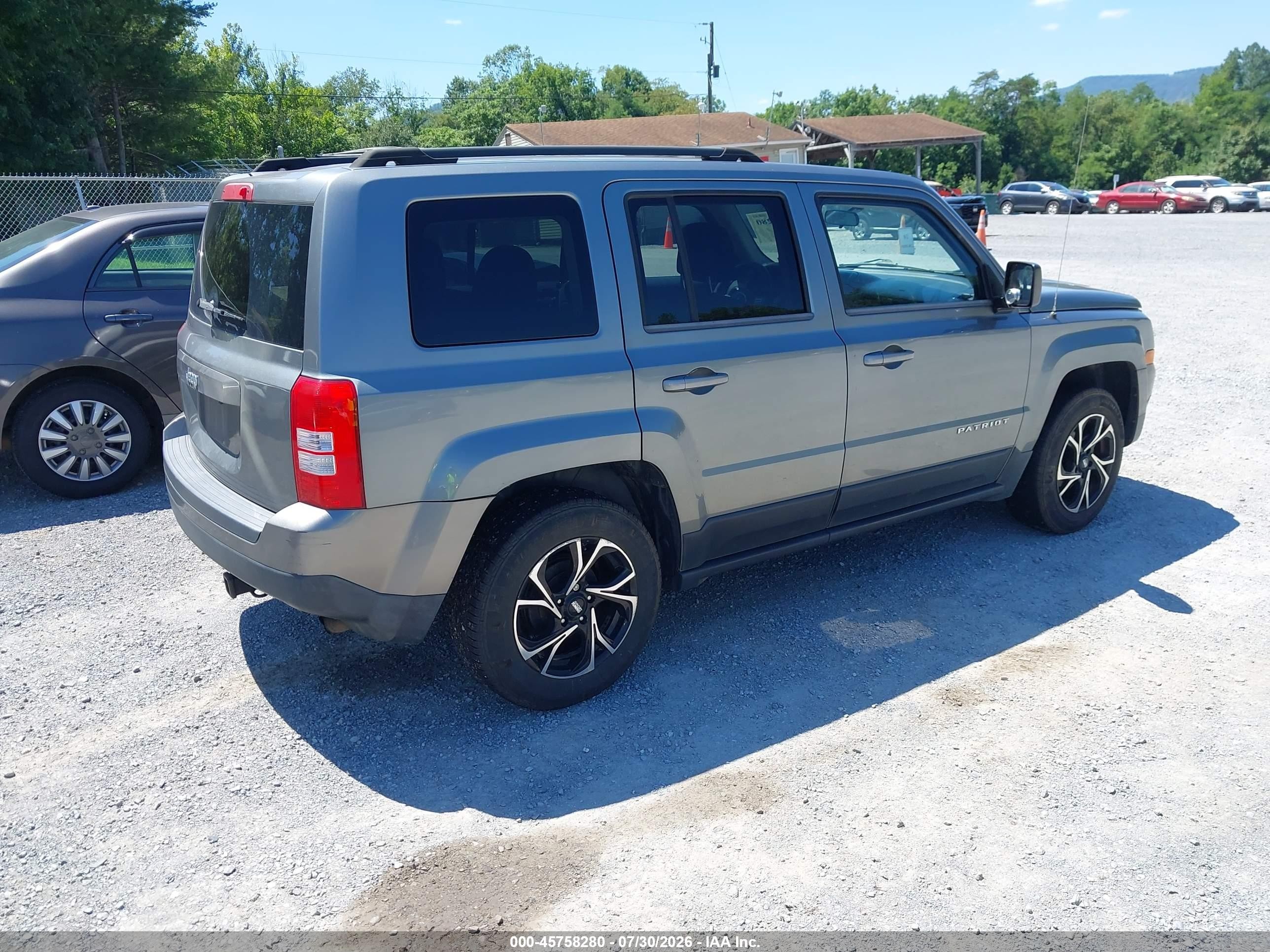 2014 Jeep Patriot Sport Gray vin: 1C4NJPBA8ED552038