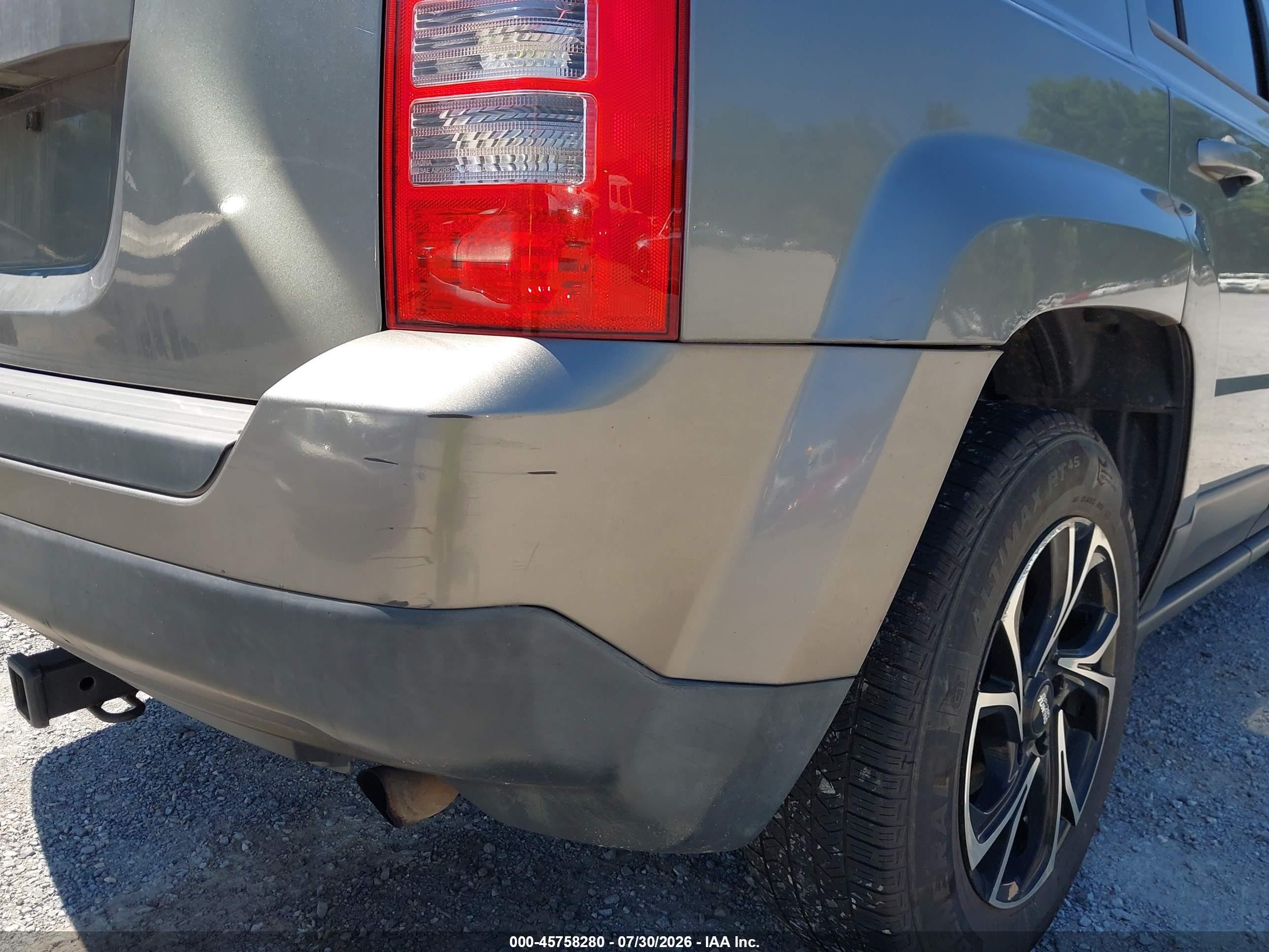 2014 Jeep Patriot Sport Gray vin: 1C4NJPBA8ED552038