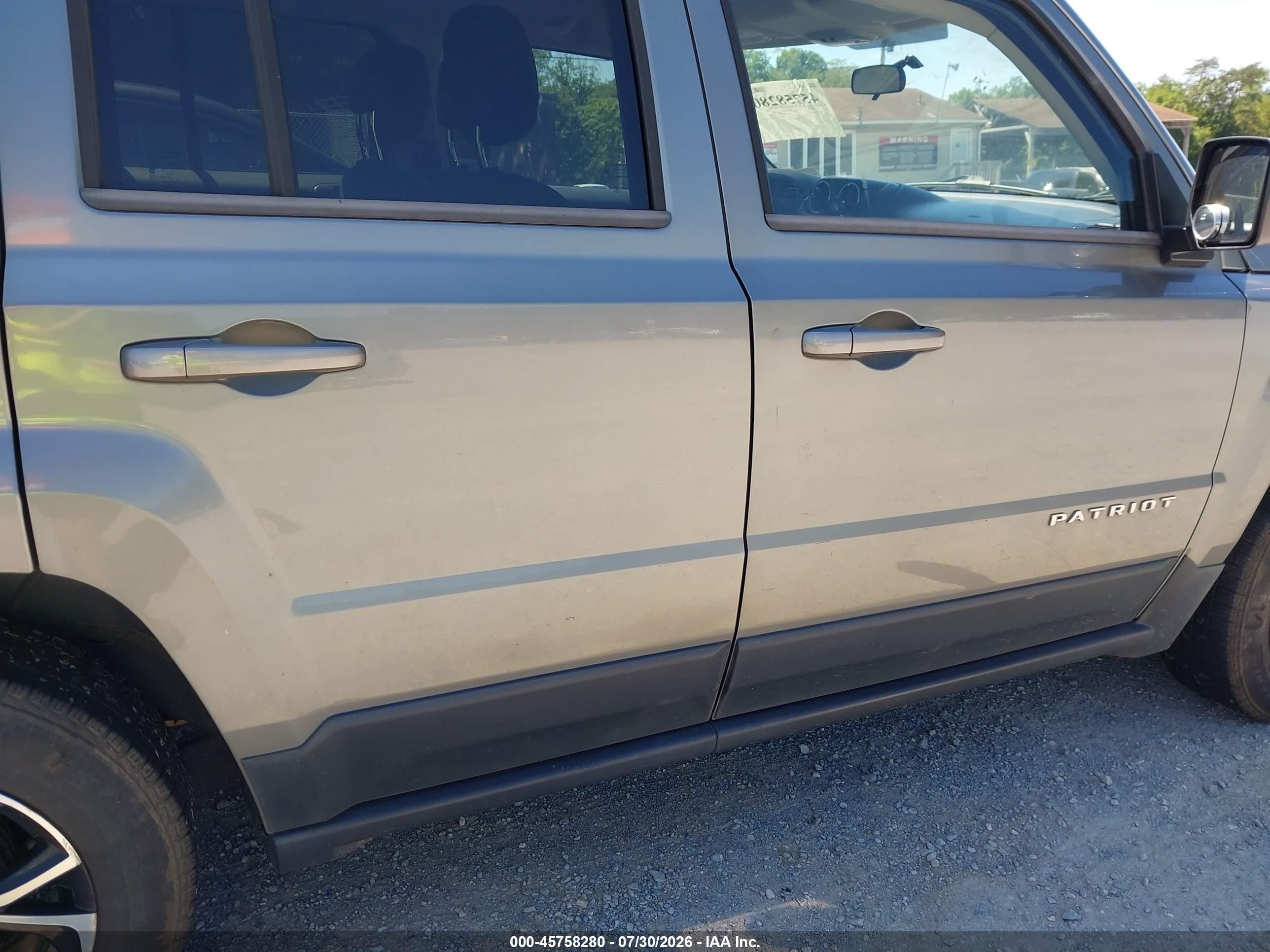 2014 Jeep Patriot Sport Gray vin: 1C4NJPBA8ED552038