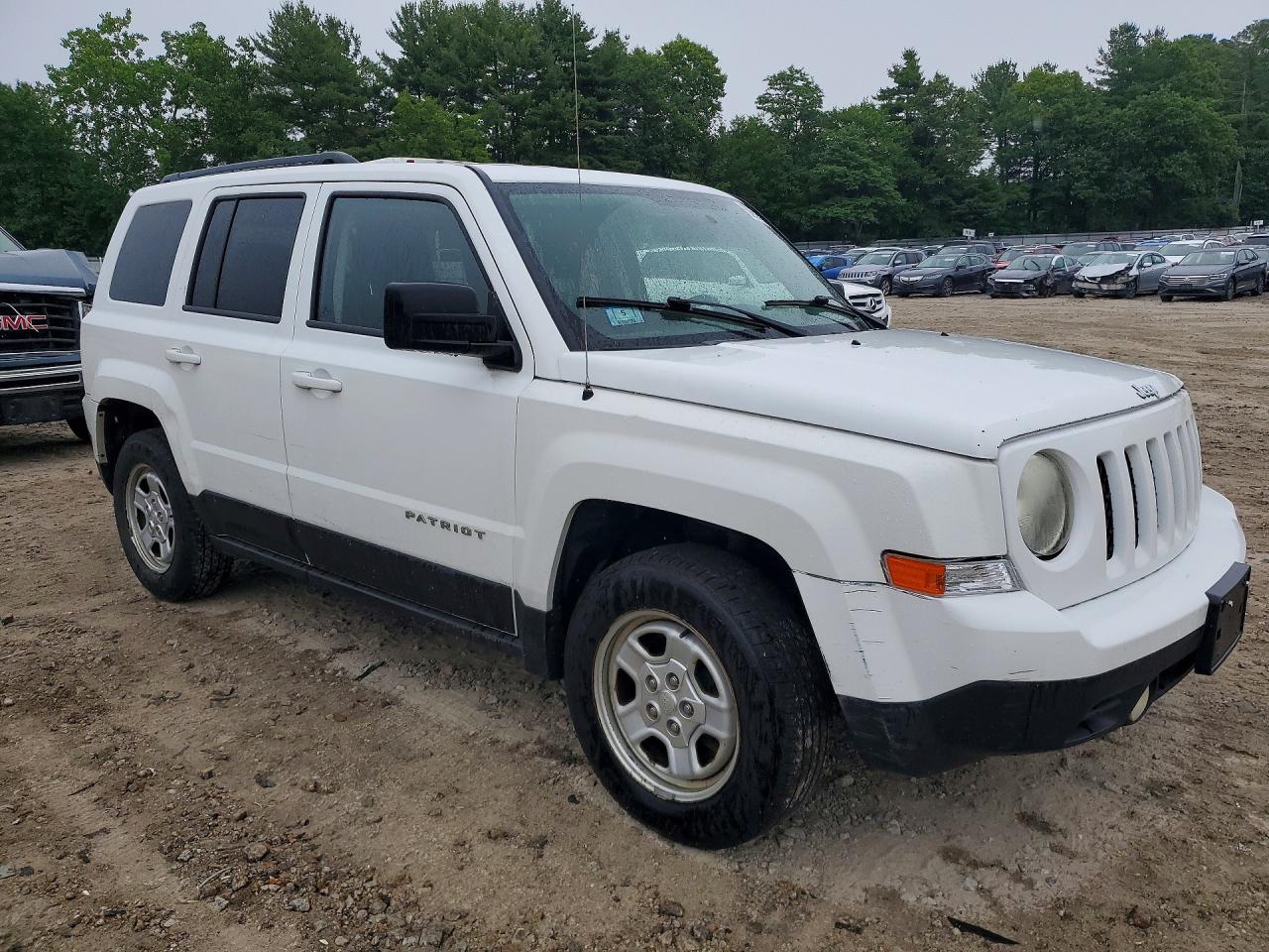 2014 Jeep Patriot Sport Белый vin: 1C4NJPBA8ED589221