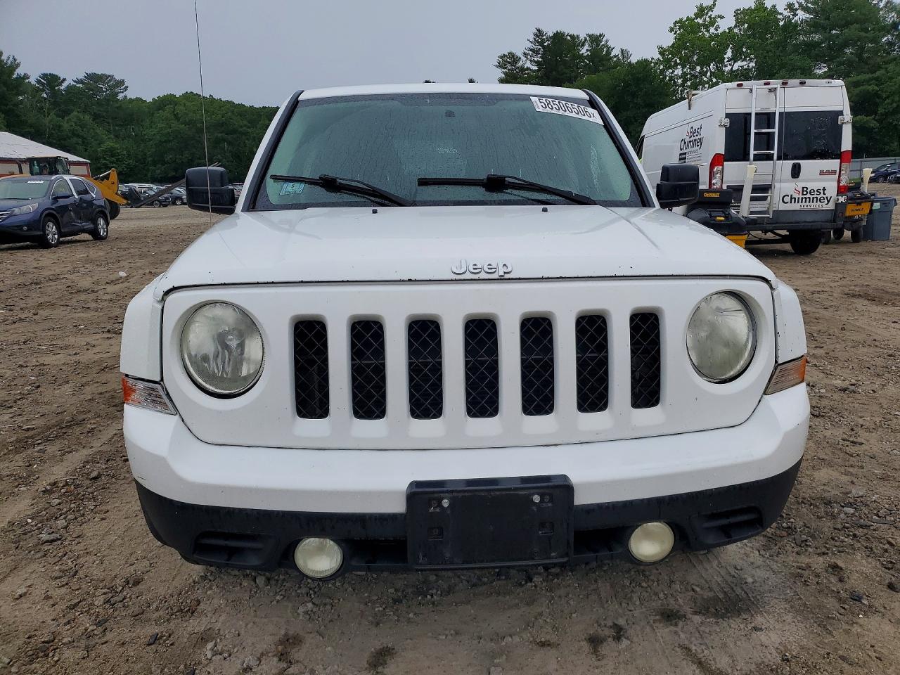 2014 Jeep Patriot Sport Белый vin: 1C4NJPBA8ED589221