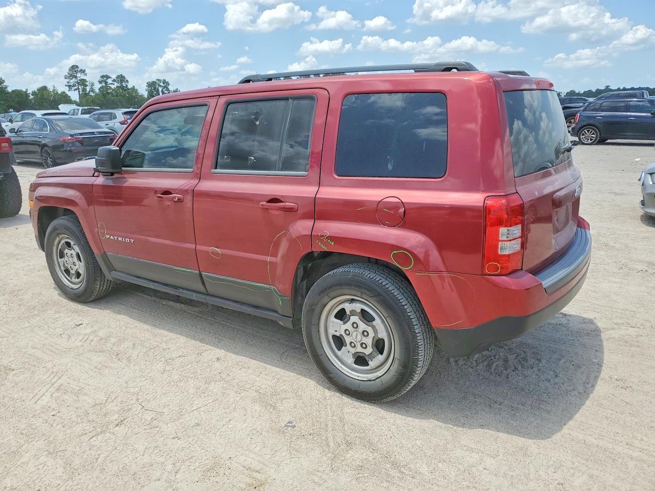 2014 Jeep Patriot Sport Бордовый vin: 1C4NJPBA8ED593429