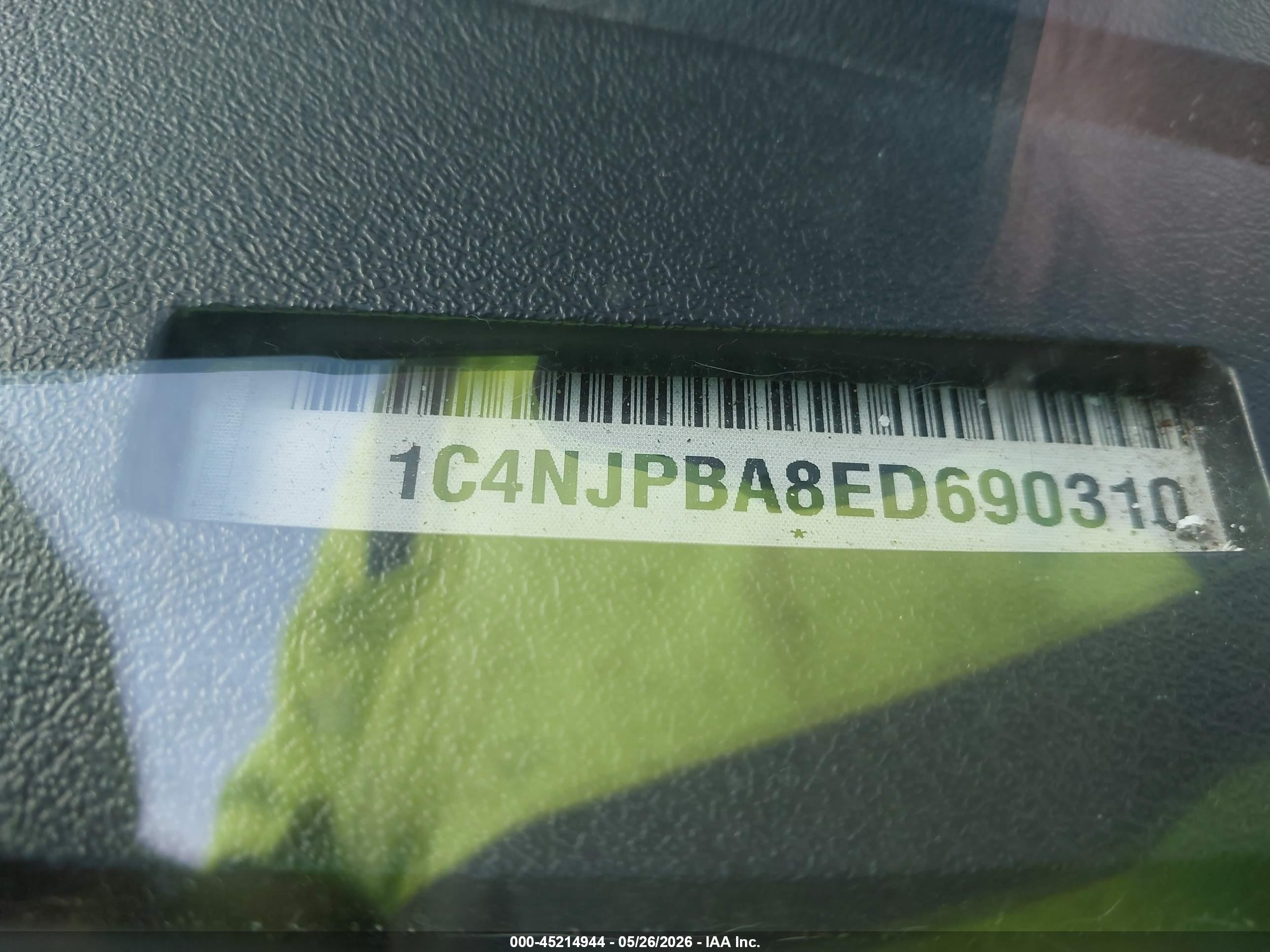 2014 Jeep Patriot Sport Белый vin: 1C4NJPBA8ED690310
