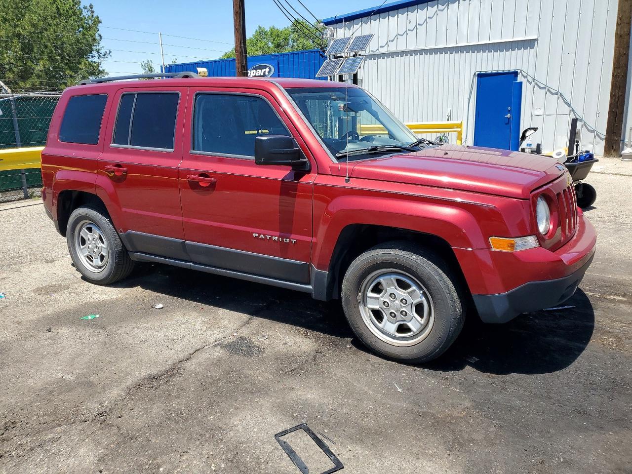 2014 Jeep Patriot Sport Red vin: 1C4NJPBA8ED717490