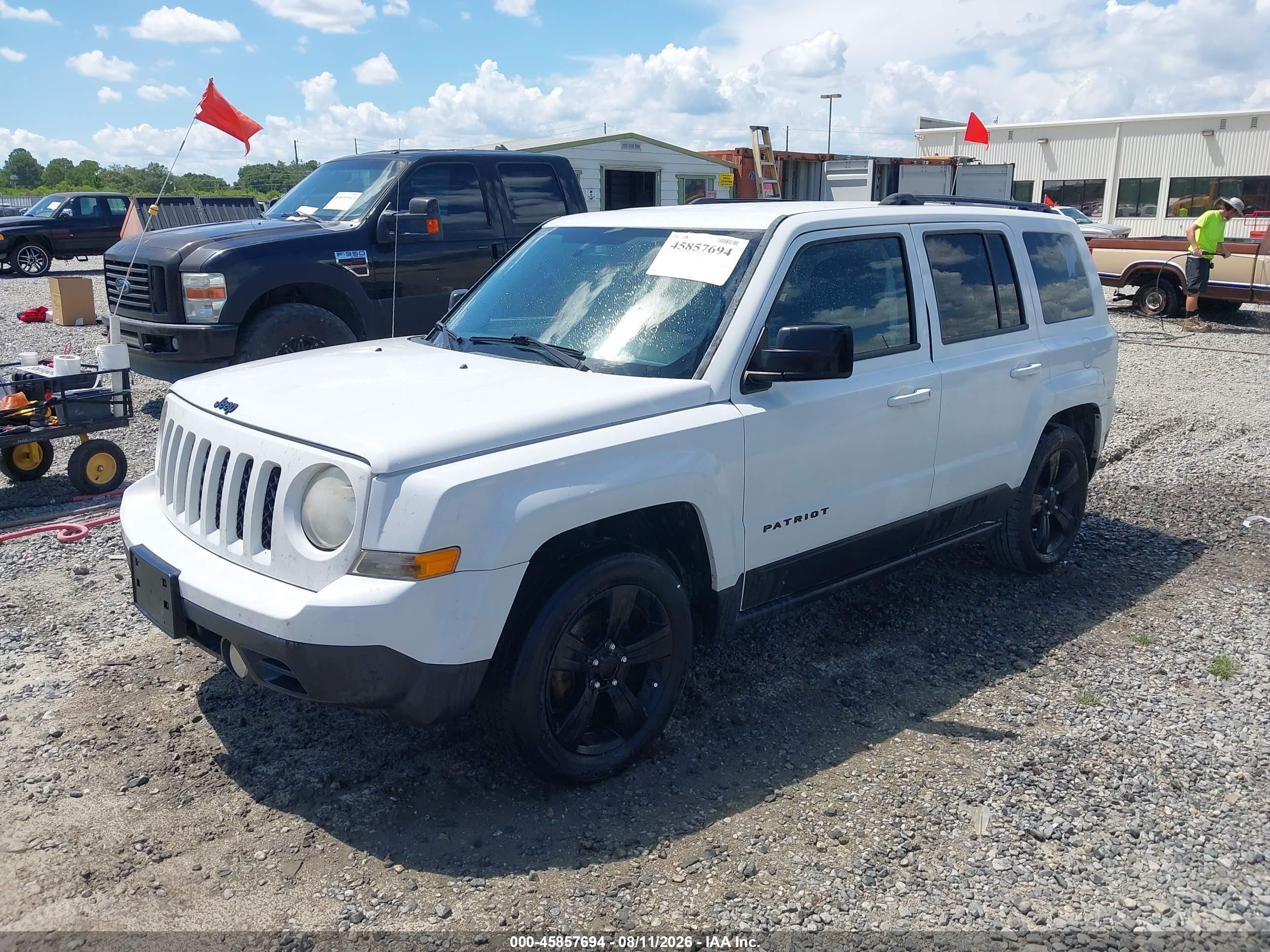 2014 Jeep Patriot Altitude White vin: 1C4NJPBA8ED785515