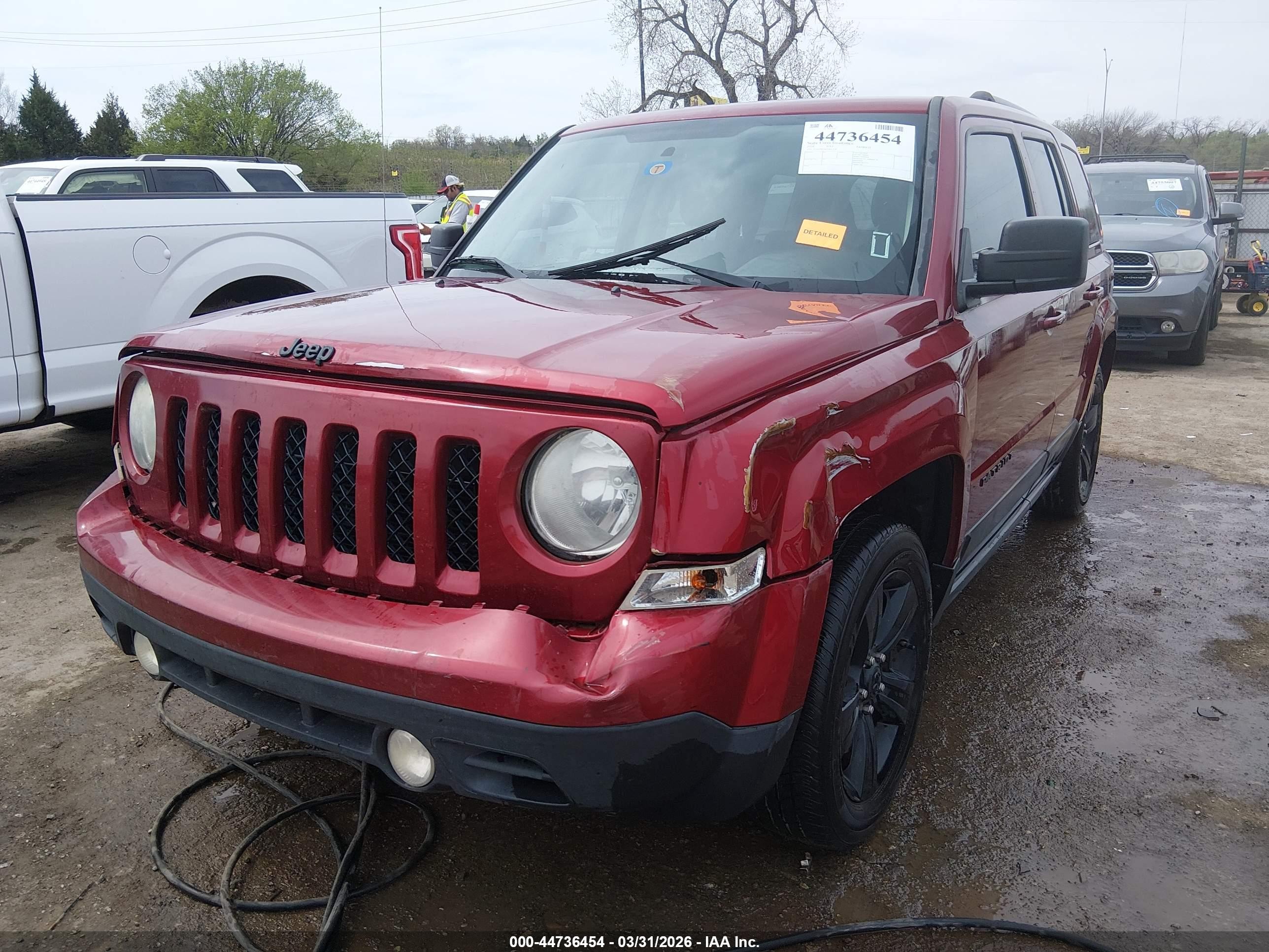 2014 Jeep Patriot Altitude Красный vin: 1C4NJPBA8ED813524