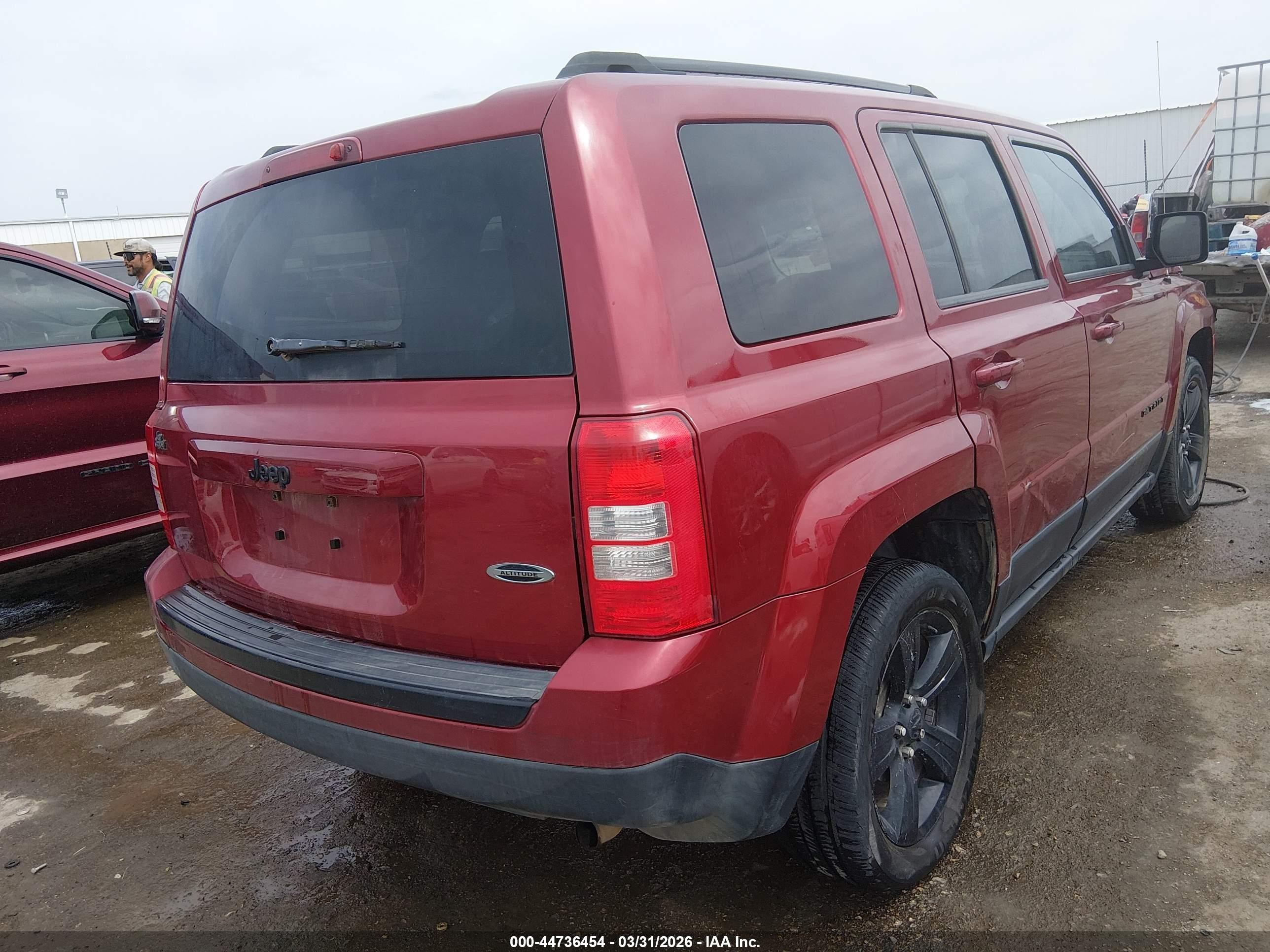 2014 Jeep Patriot Altitude Красный vin: 1C4NJPBA8ED813524