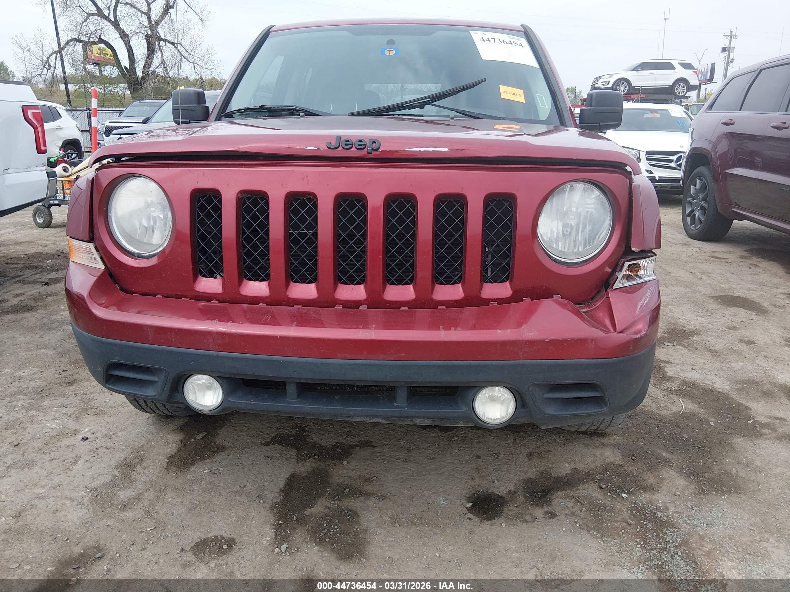 2014 Jeep Patriot Altitude Красный vin: 1C4NJPBA8ED813524