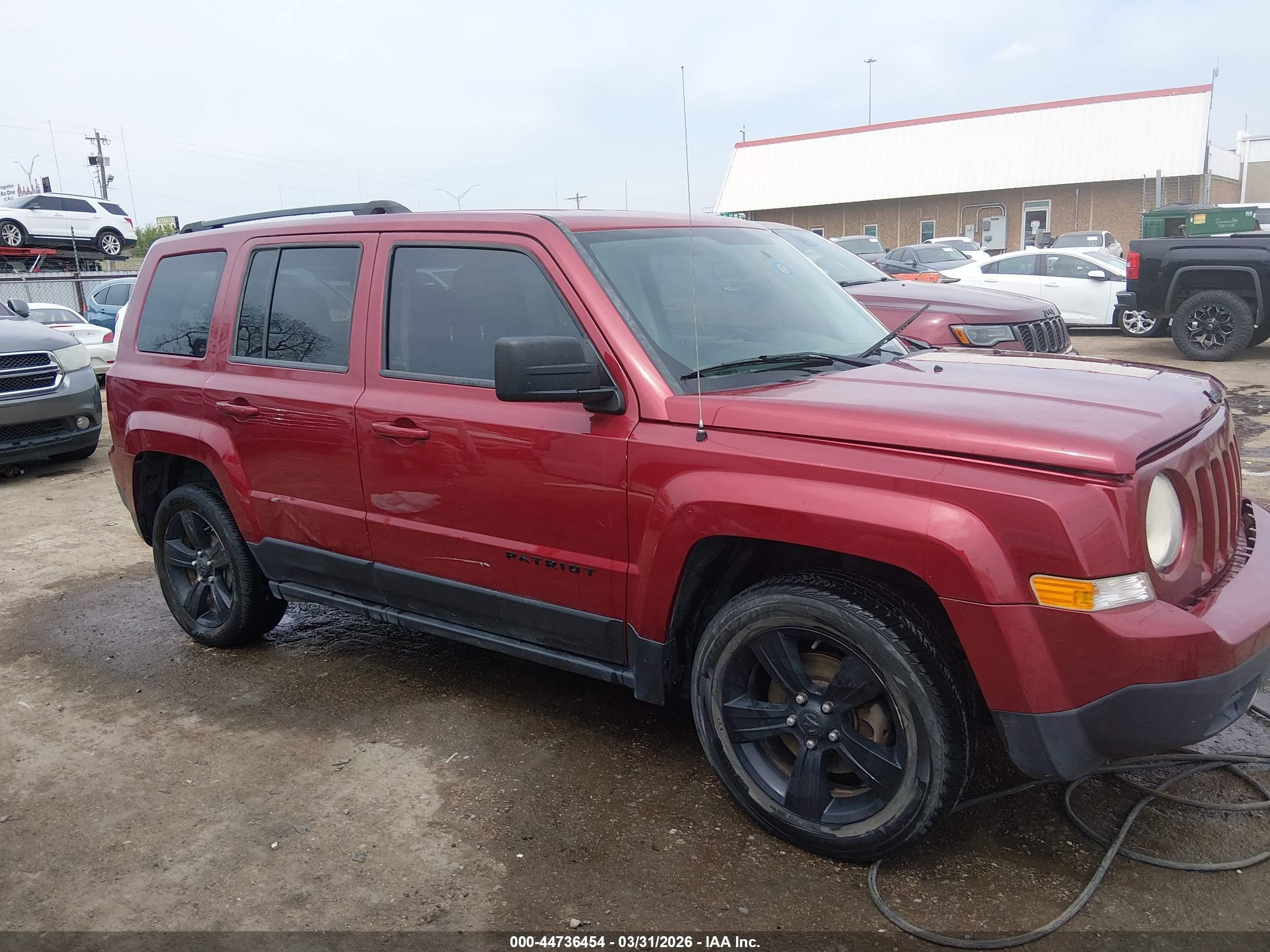 2014 Jeep Patriot Altitude Красный vin: 1C4NJPBA8ED813524