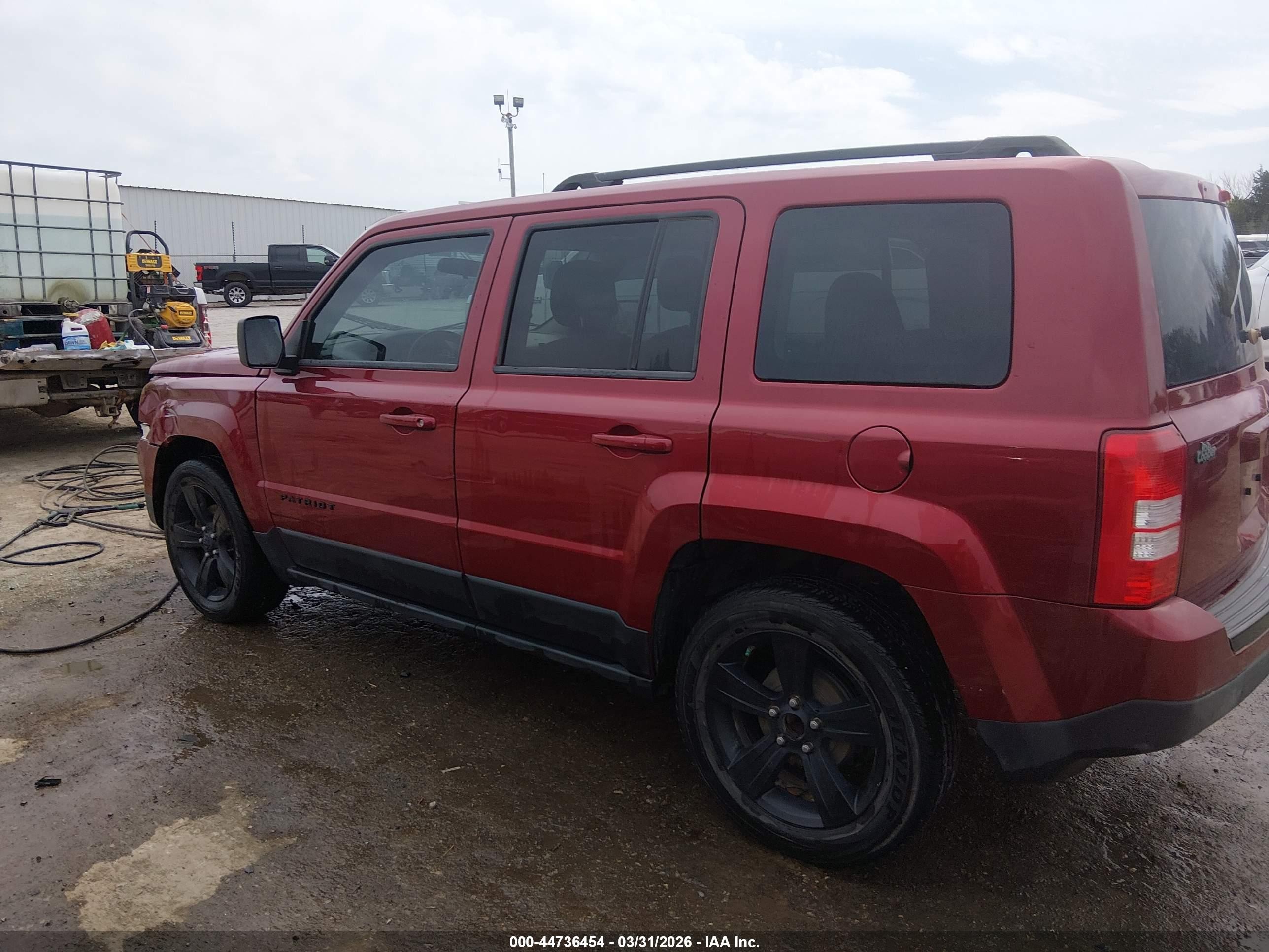 2014 Jeep Patriot Altitude Красный vin: 1C4NJPBA8ED813524