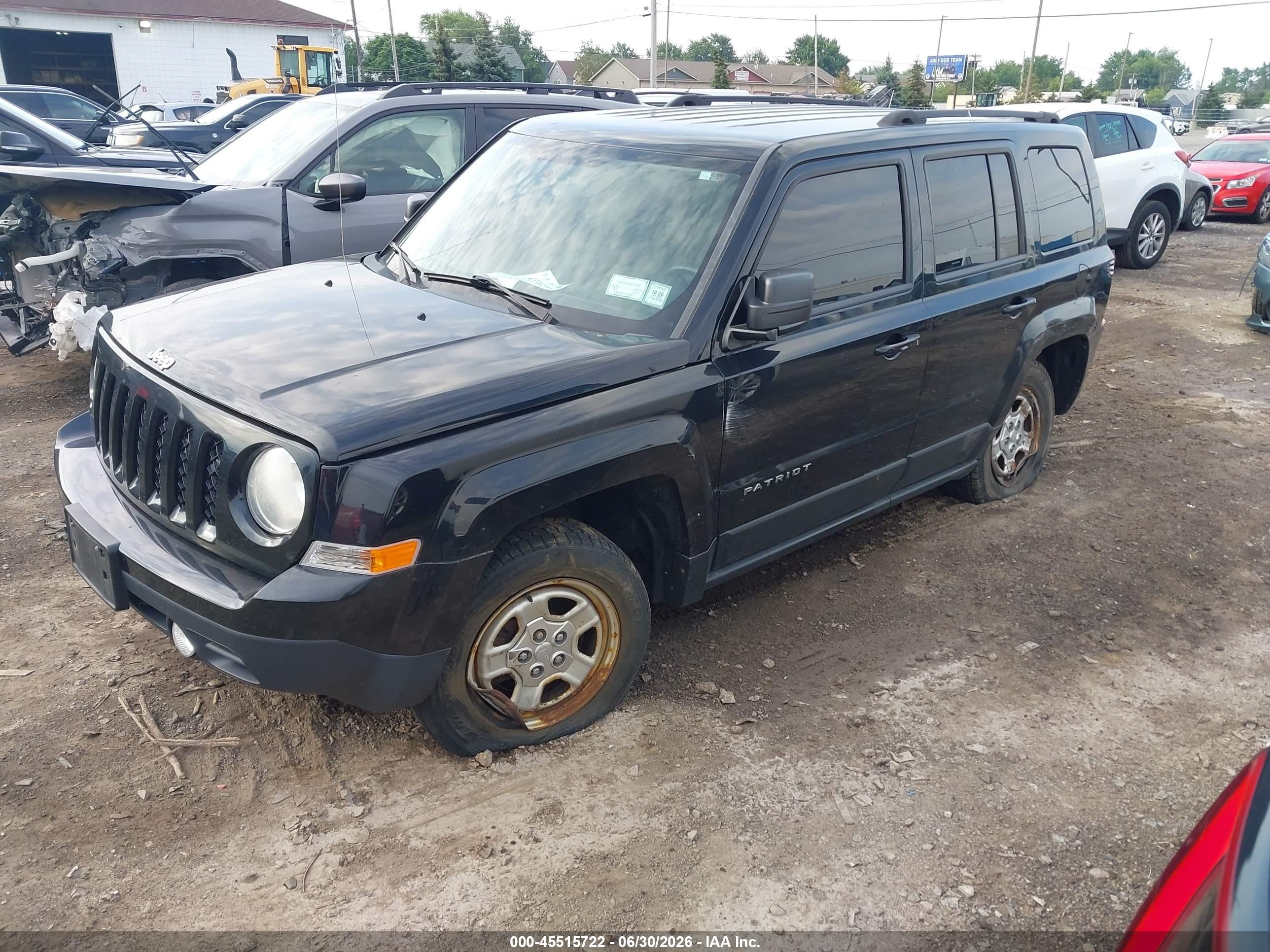 2014 Jeep Patriot Sport Black vin: 1C4NJPBA8ED864327