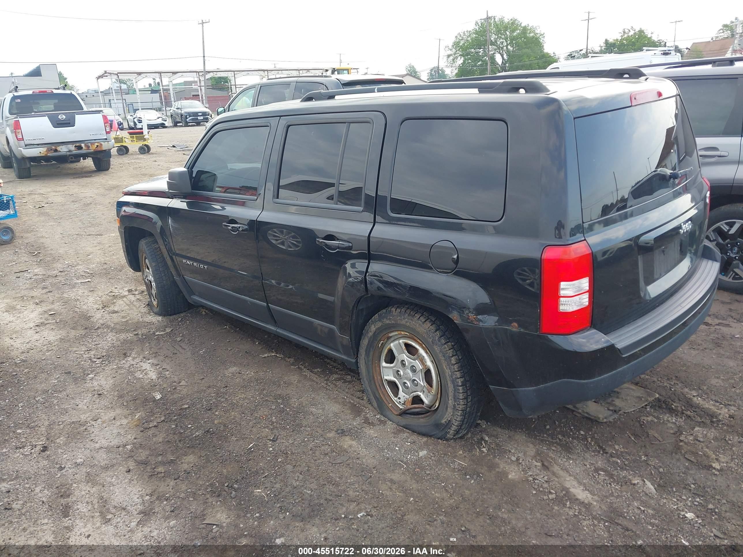 2014 Jeep Patriot Sport Black vin: 1C4NJPBA8ED864327