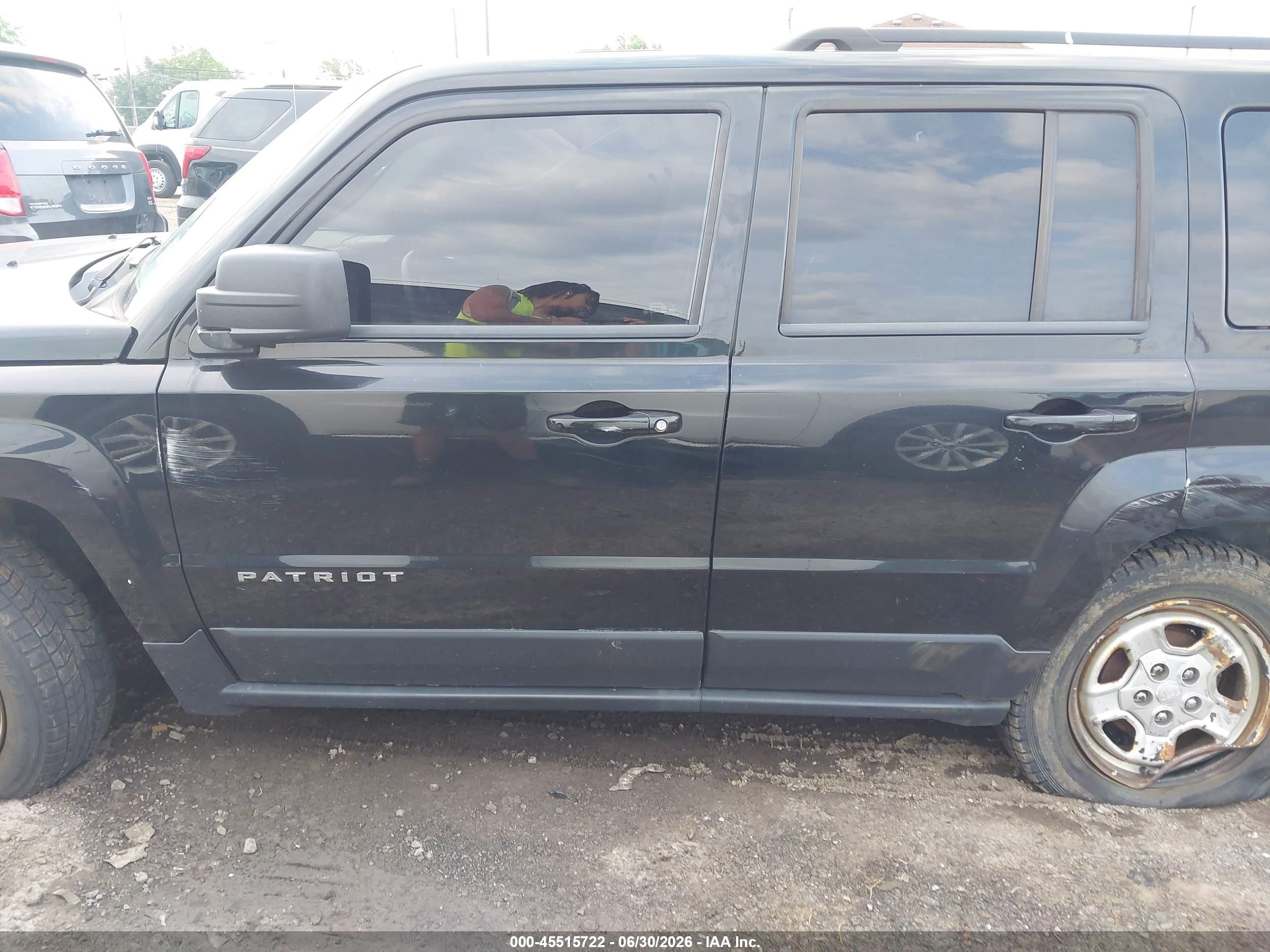 2014 Jeep Patriot Sport Black vin: 1C4NJPBA8ED864327