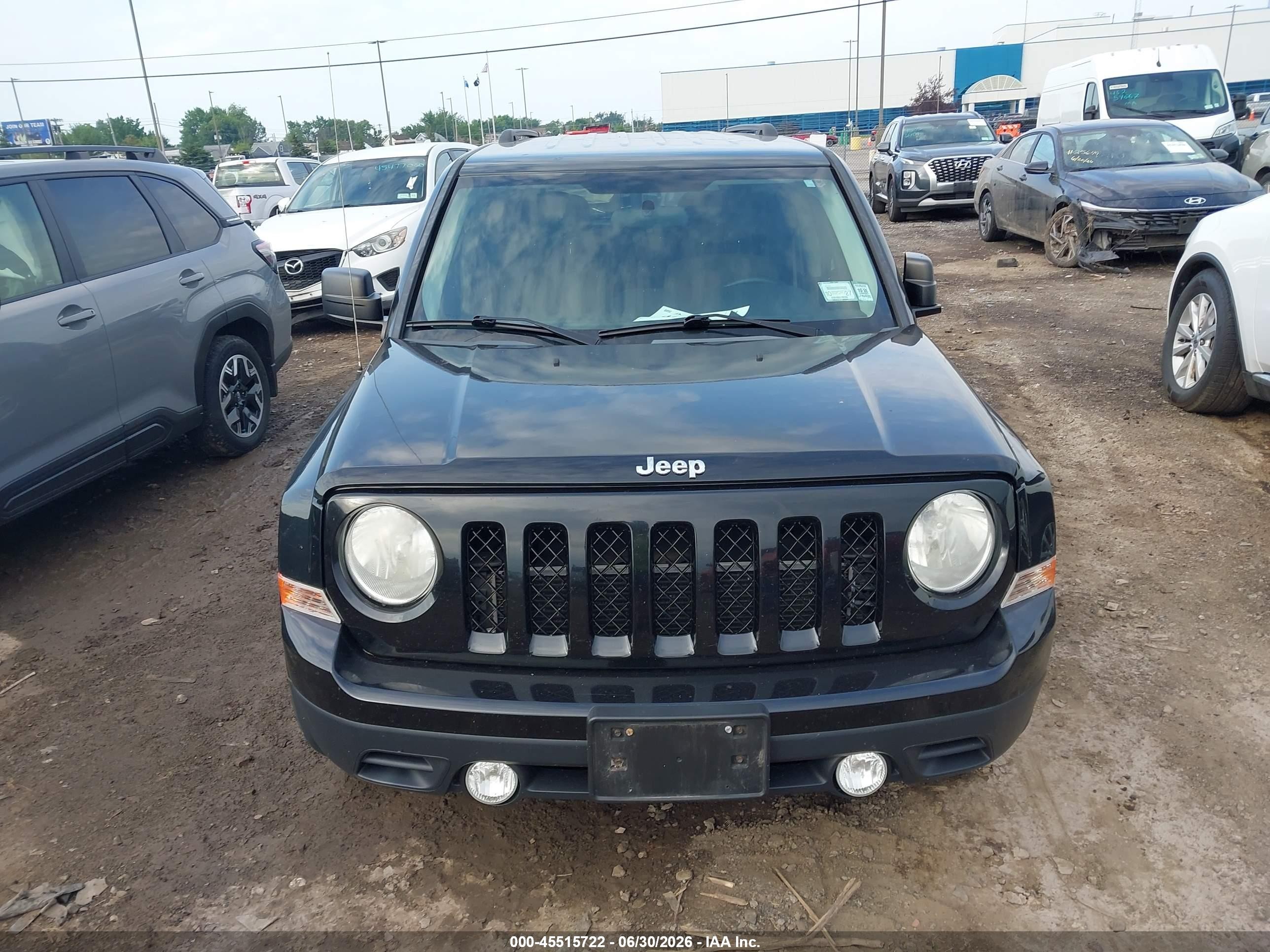 2014 Jeep Patriot Sport Black vin: 1C4NJPBA8ED864327