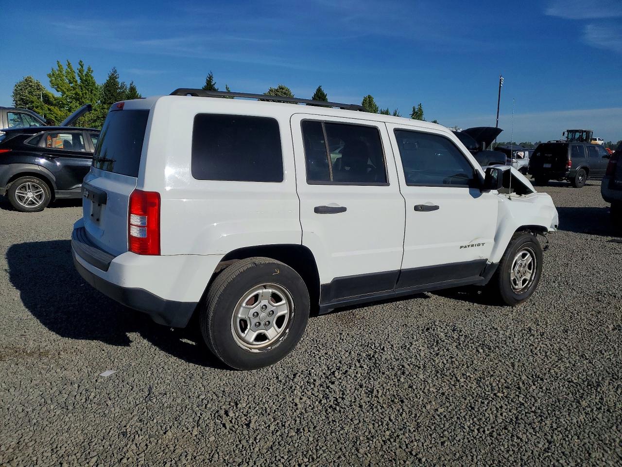 2014 Jeep Patriot Sport Белый vin: 1C4NJPBA8ED890281