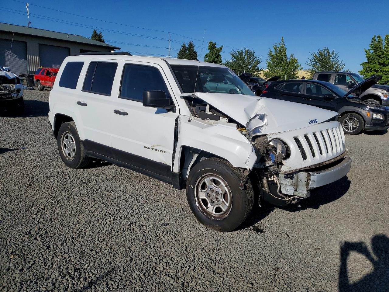 2014 Jeep Patriot Sport Белый vin: 1C4NJPBA8ED890281