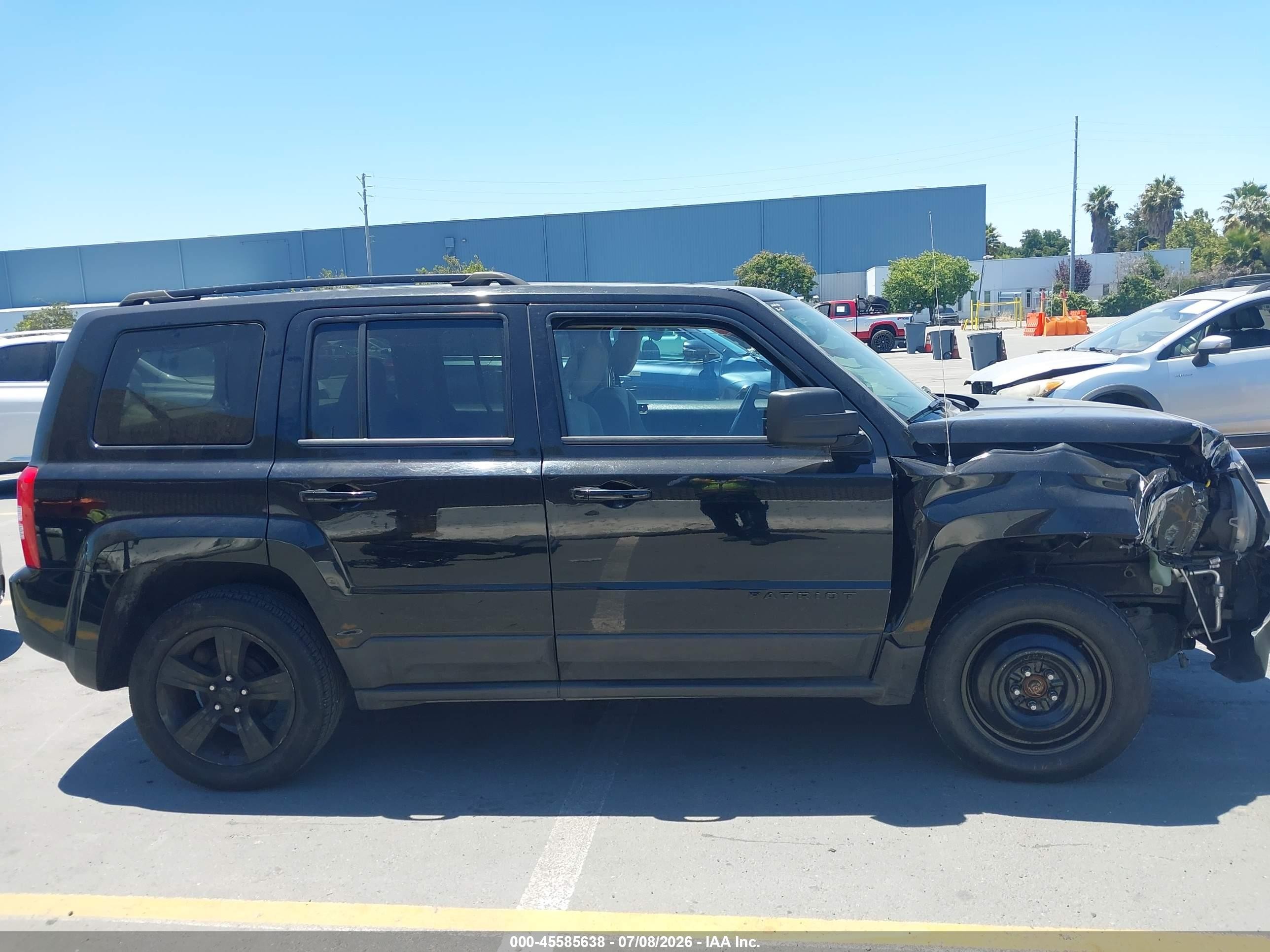 2015 Jeep Patriot Altitude Edition Черный vin: 1C4NJPBA8FD107493