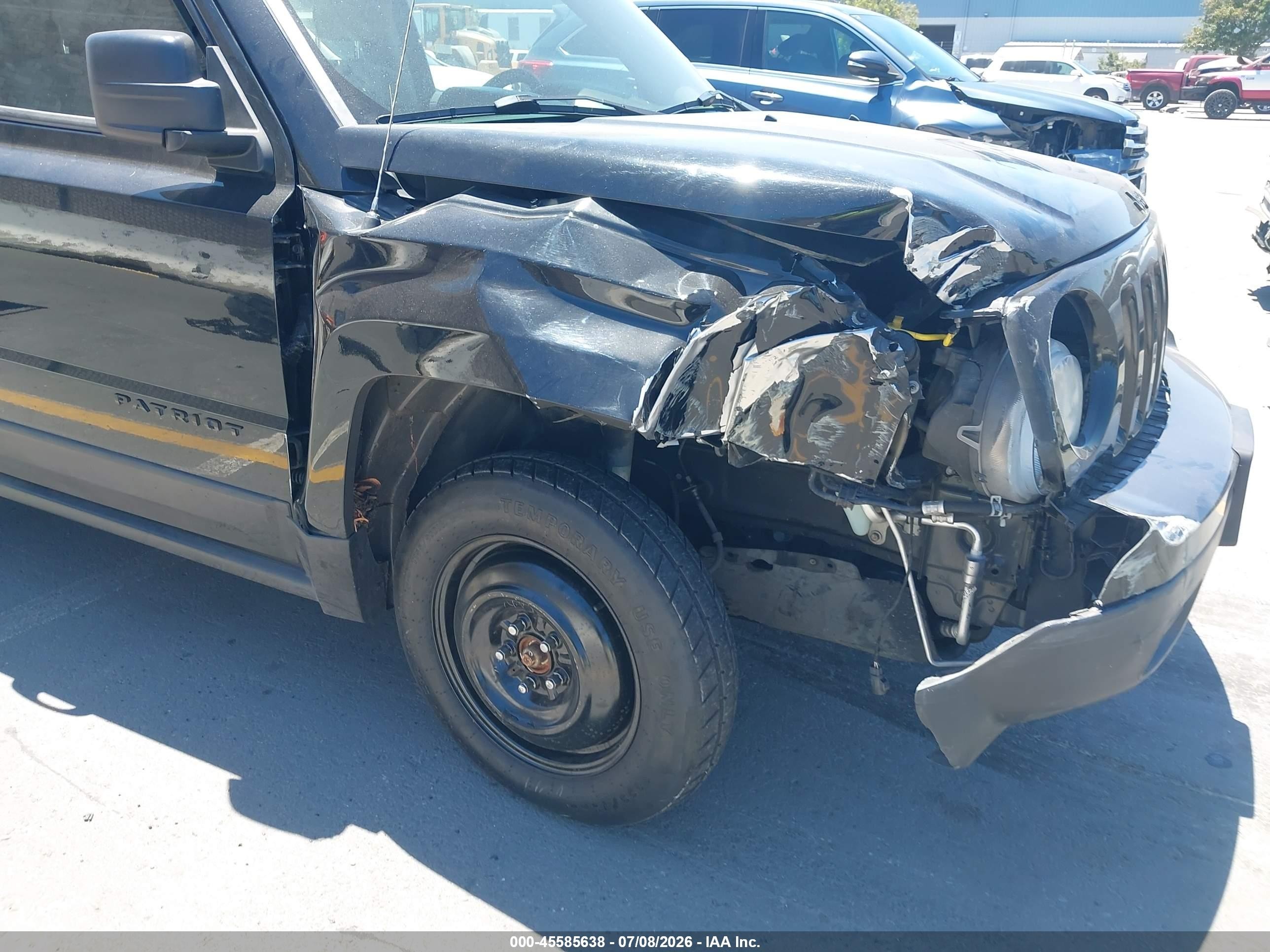 2015 Jeep Patriot Altitude Edition Черный vin: 1C4NJPBA8FD107493