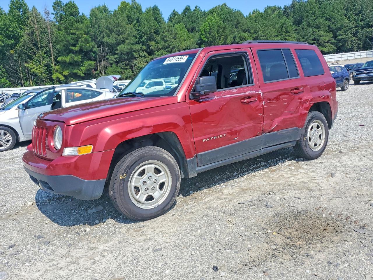 2015 Jeep Patriot Sport Red vin: 1C4NJPBA8FD156404