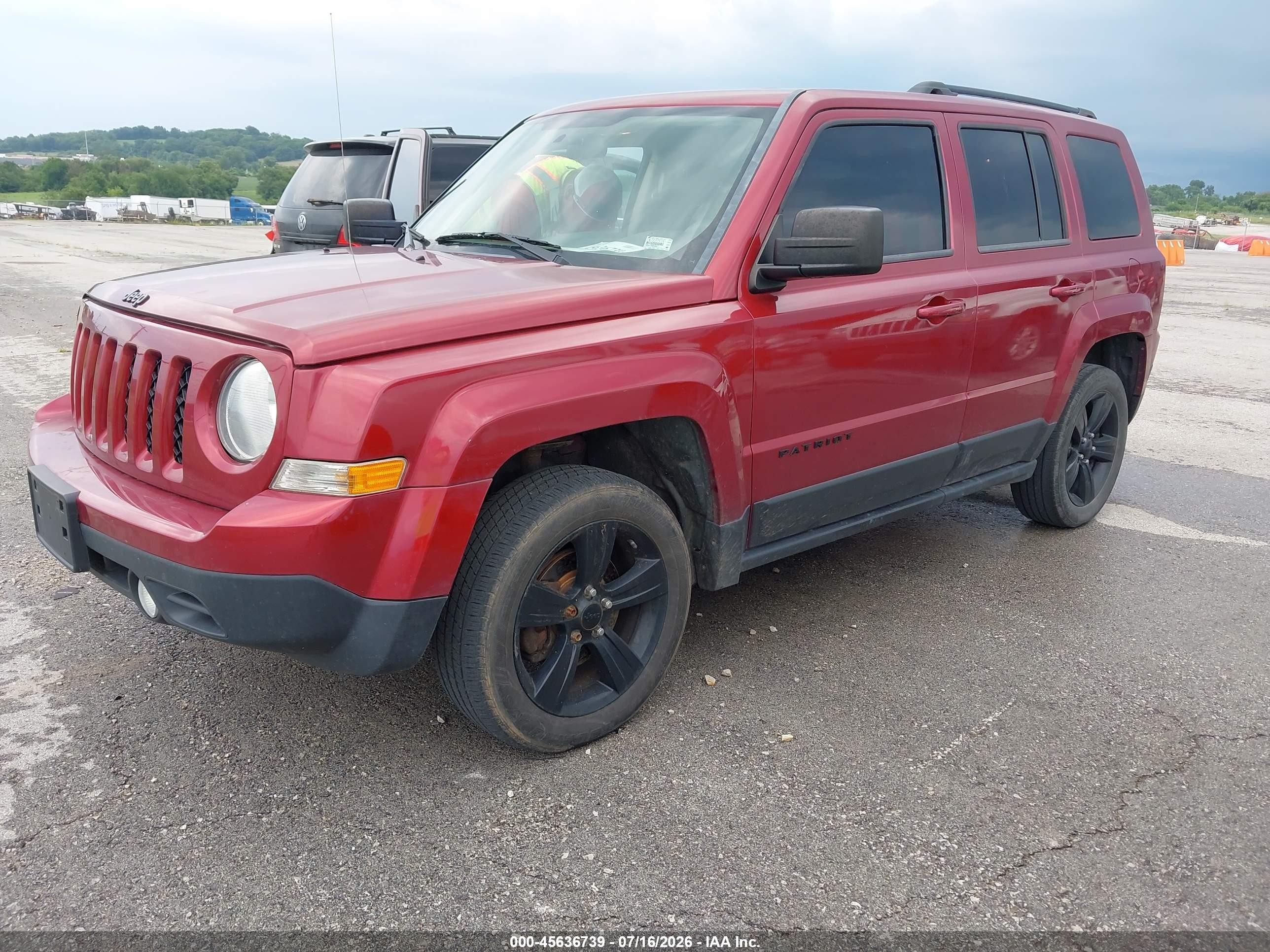 2015 Jeep Patriot Altitude Edition Red vin: 1C4NJPBA8FD211269