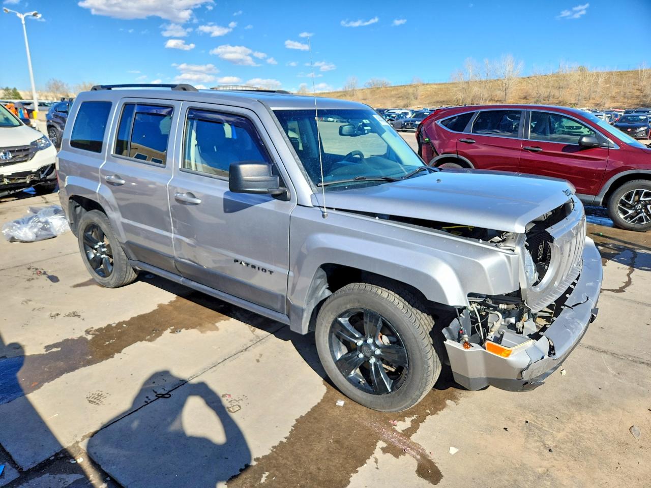 2015 Jeep Patriot Sport Серебряный vin: 1C4NJPBA8FD296565
