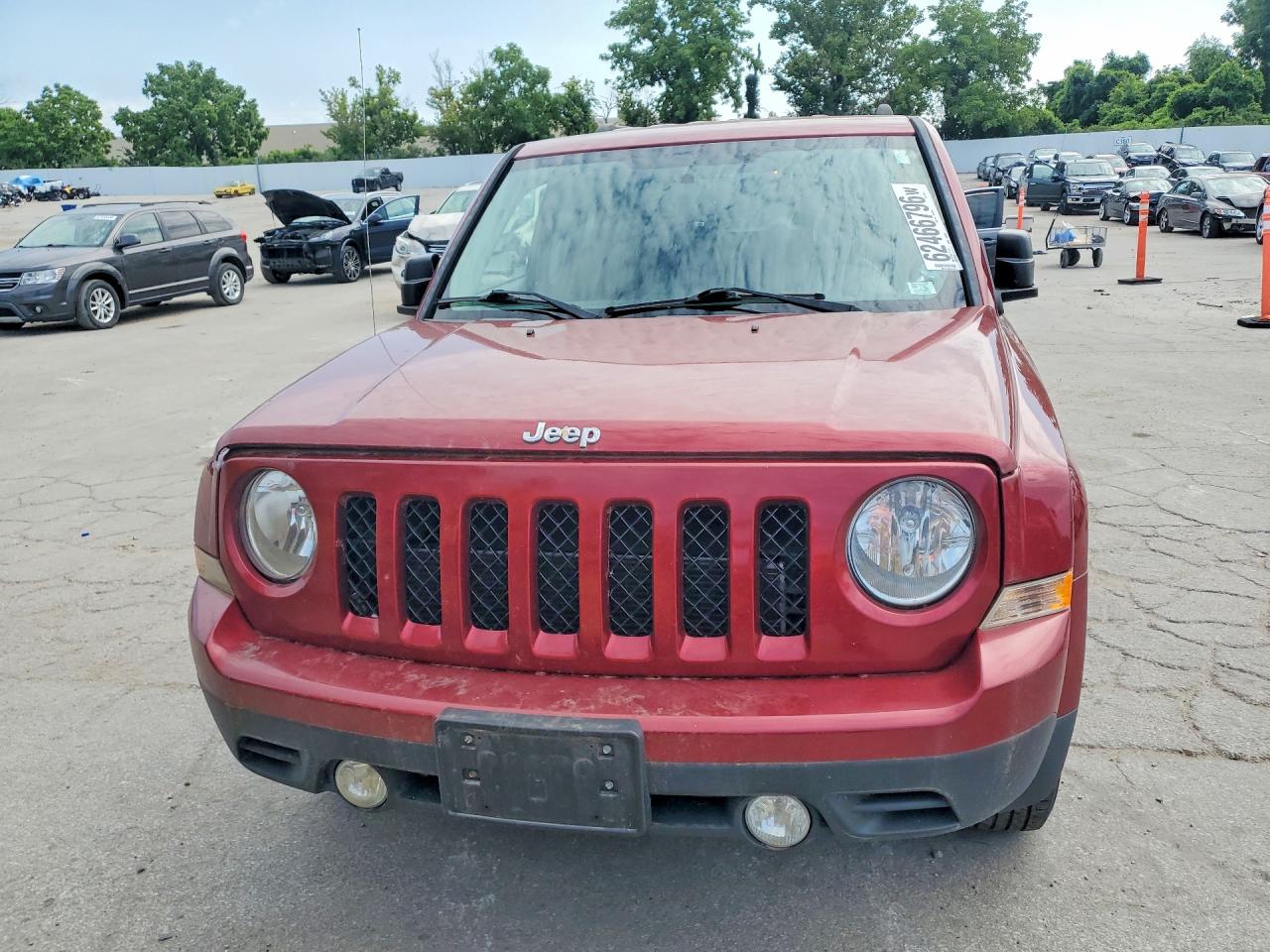2015 Jeep Patriot Sport Red vin: 1C4NJPBA8FD409611