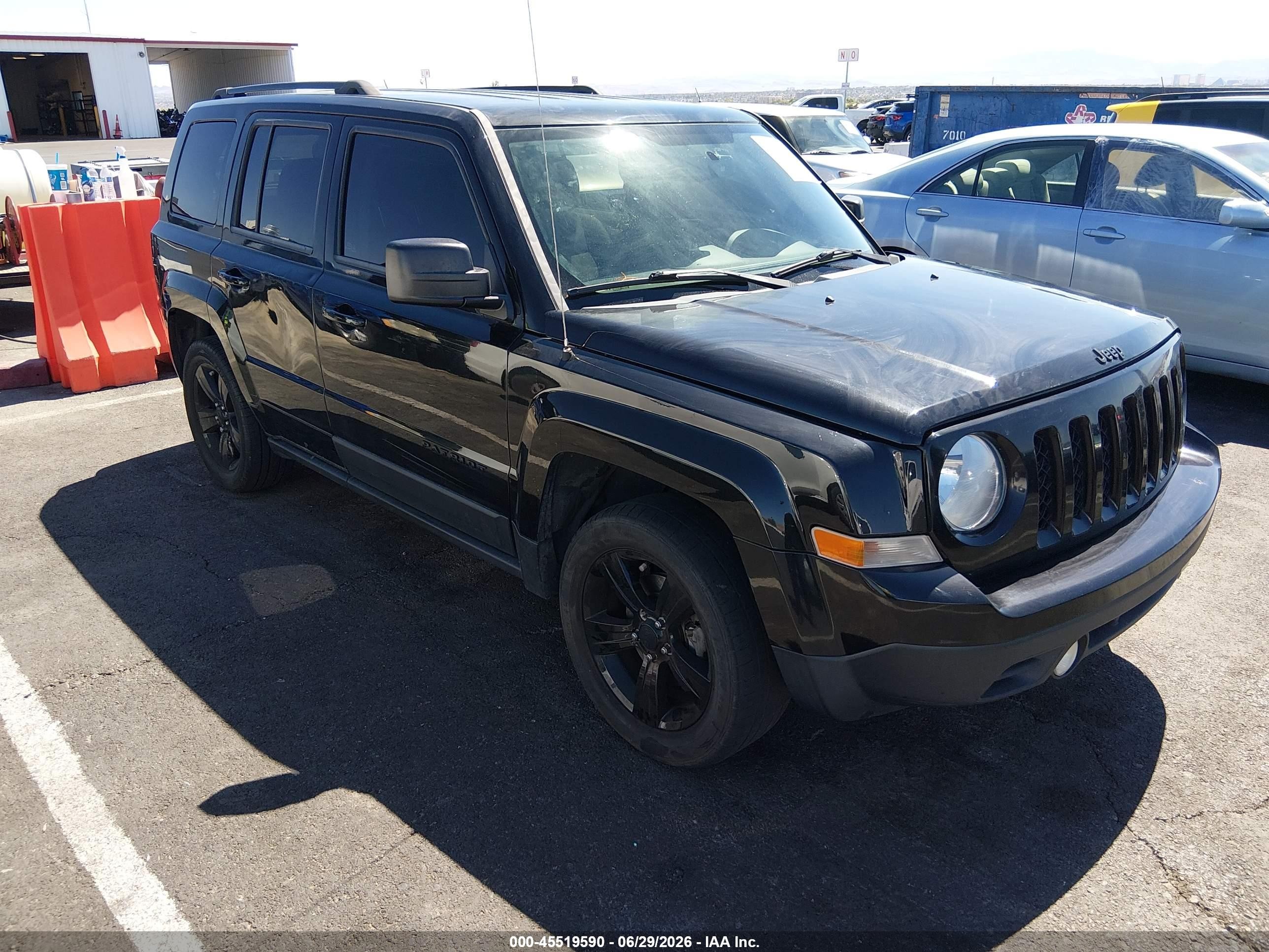 2015 Jeep Patriot Altitude Edition Black vin: 1C4NJPBA8FD419765