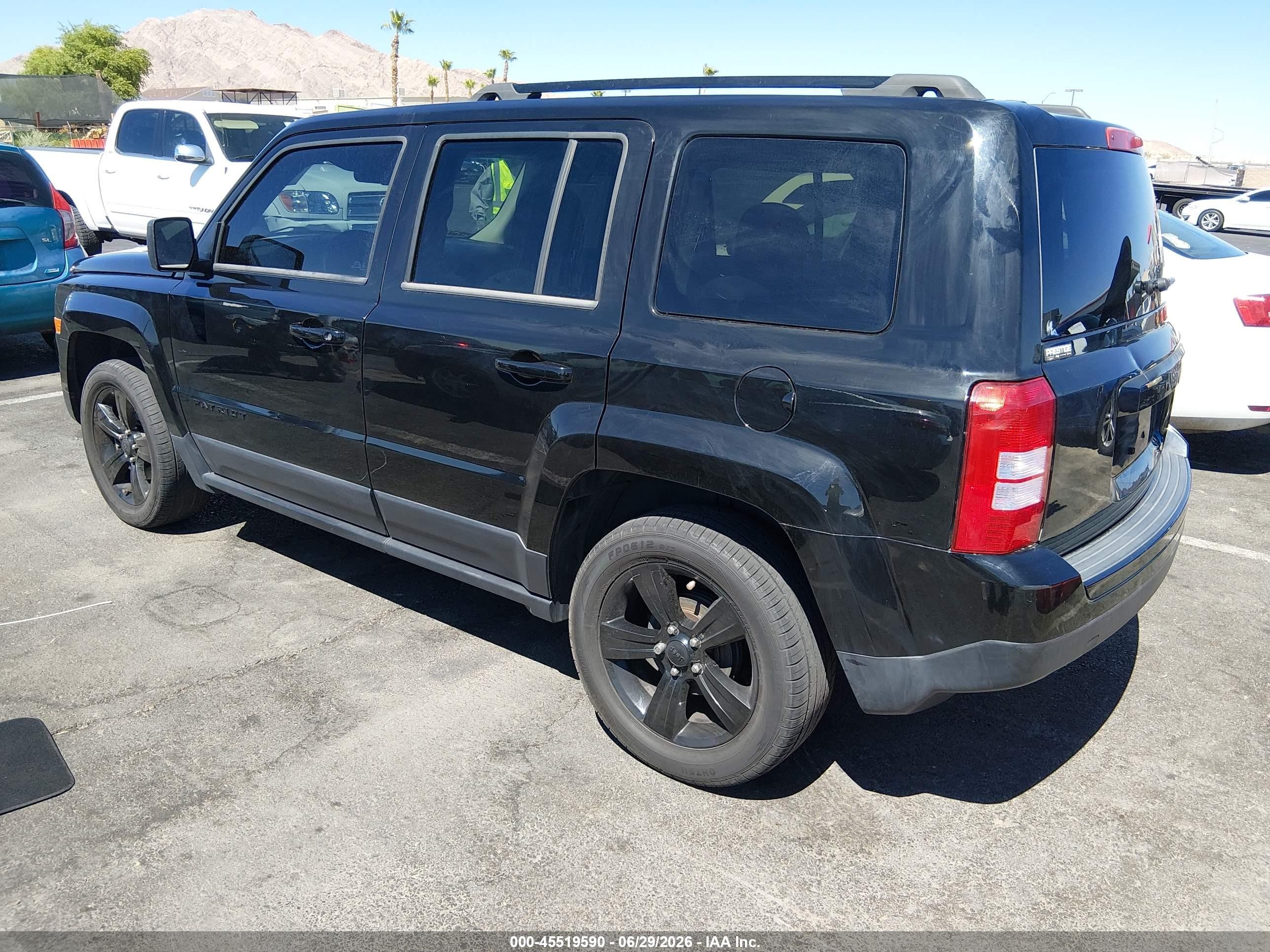 2015 Jeep Patriot Altitude Edition Black vin: 1C4NJPBA8FD419765
