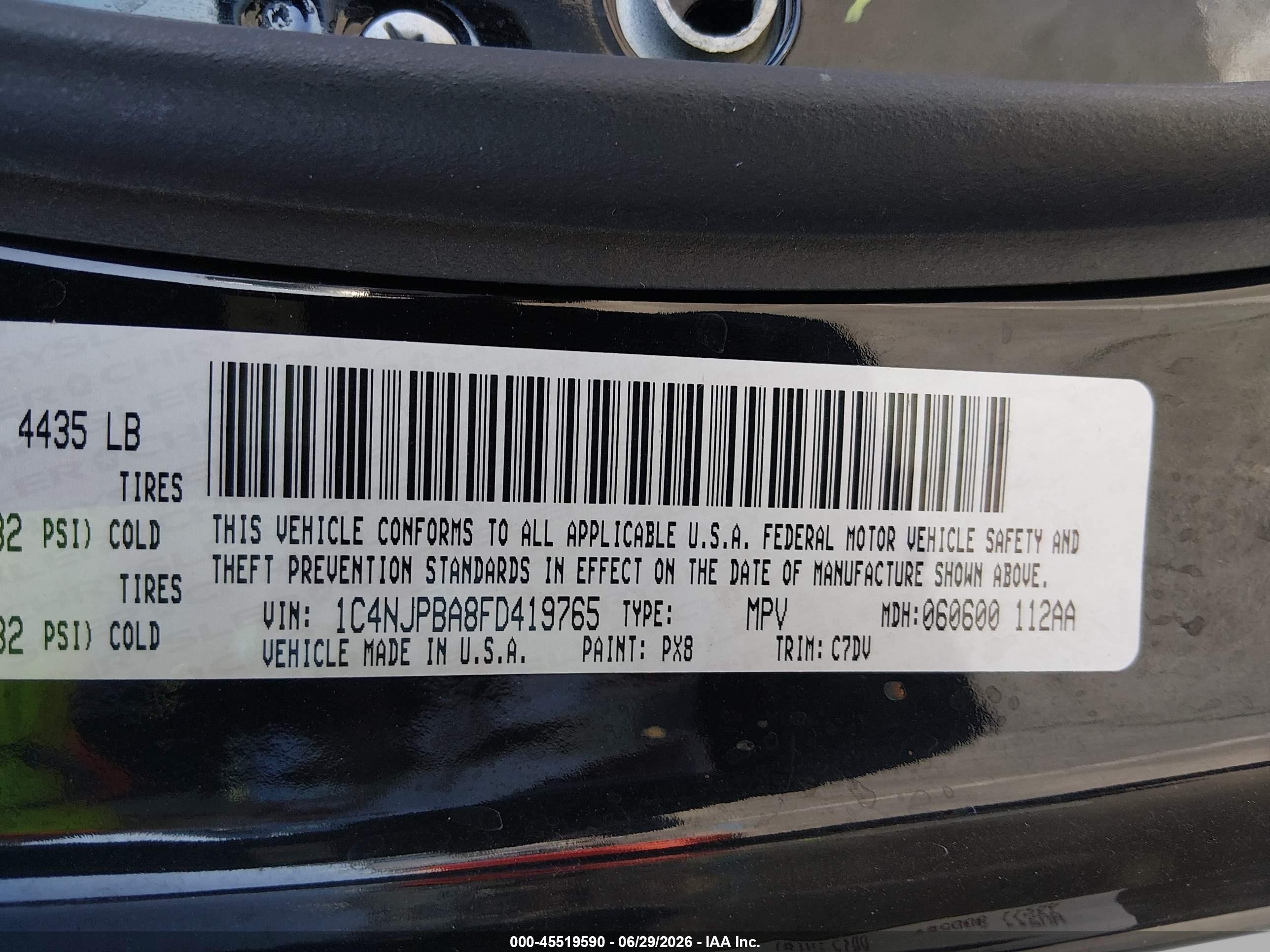 2015 Jeep Patriot Altitude Edition Black vin: 1C4NJPBA8FD419765